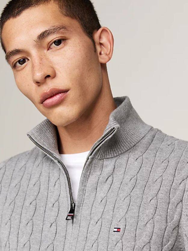 Pull Zippé Tommy Hilfiger Homme