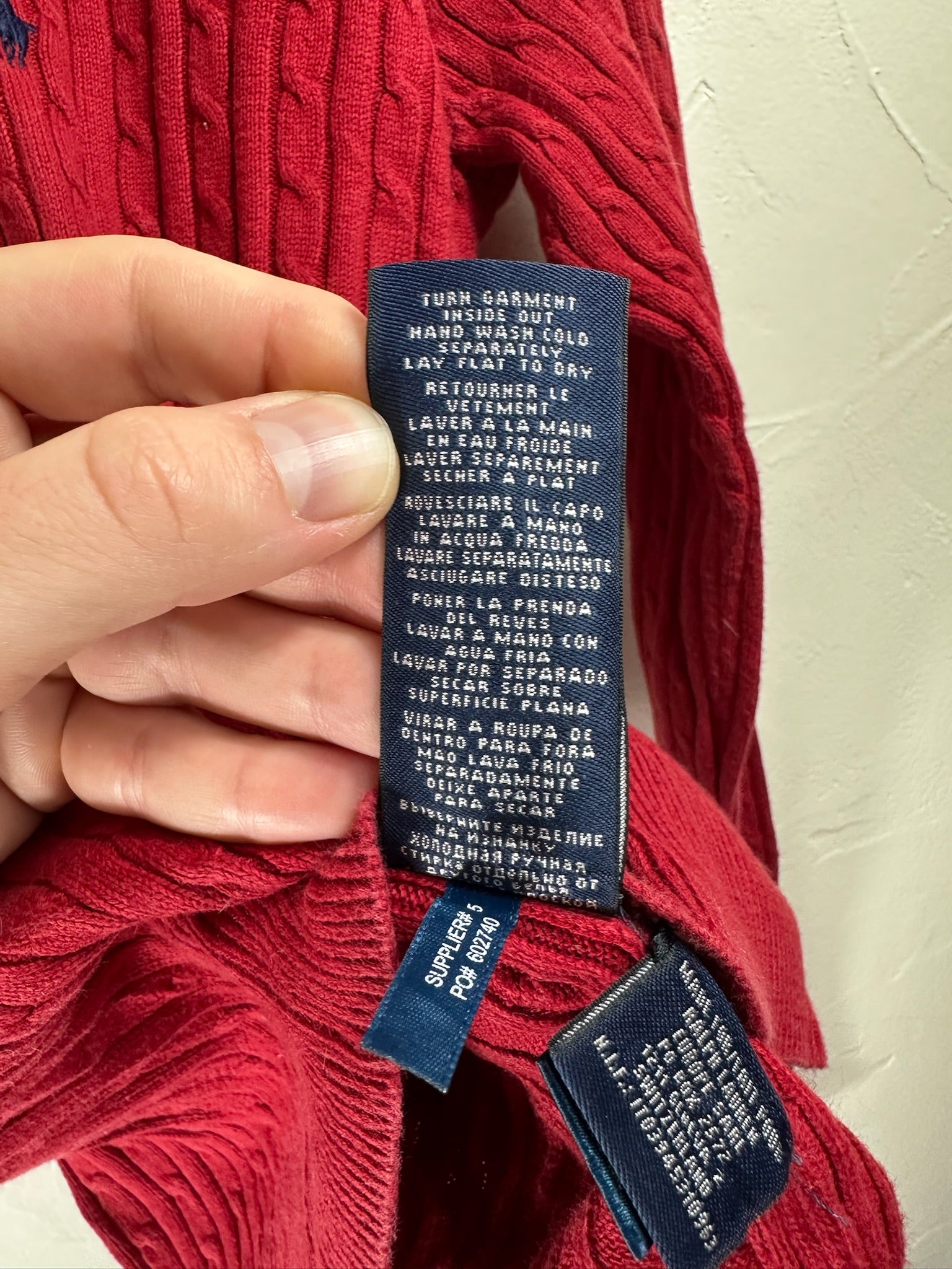 Pull Torsadé Ralph Lauren