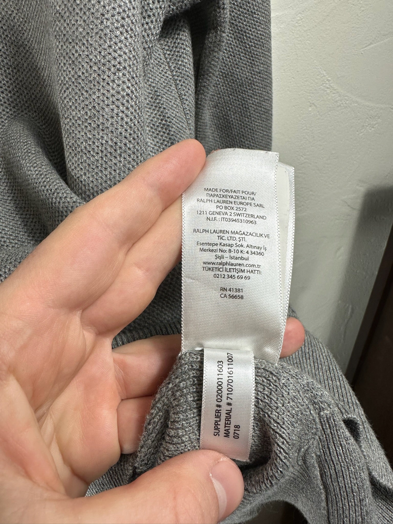 Pull Zippé Ralph Lauren