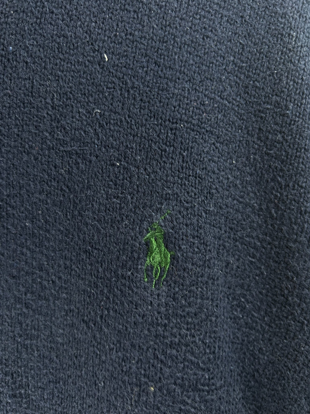 Pull zippé Ralph Lauren marine - Homme - Taille XL