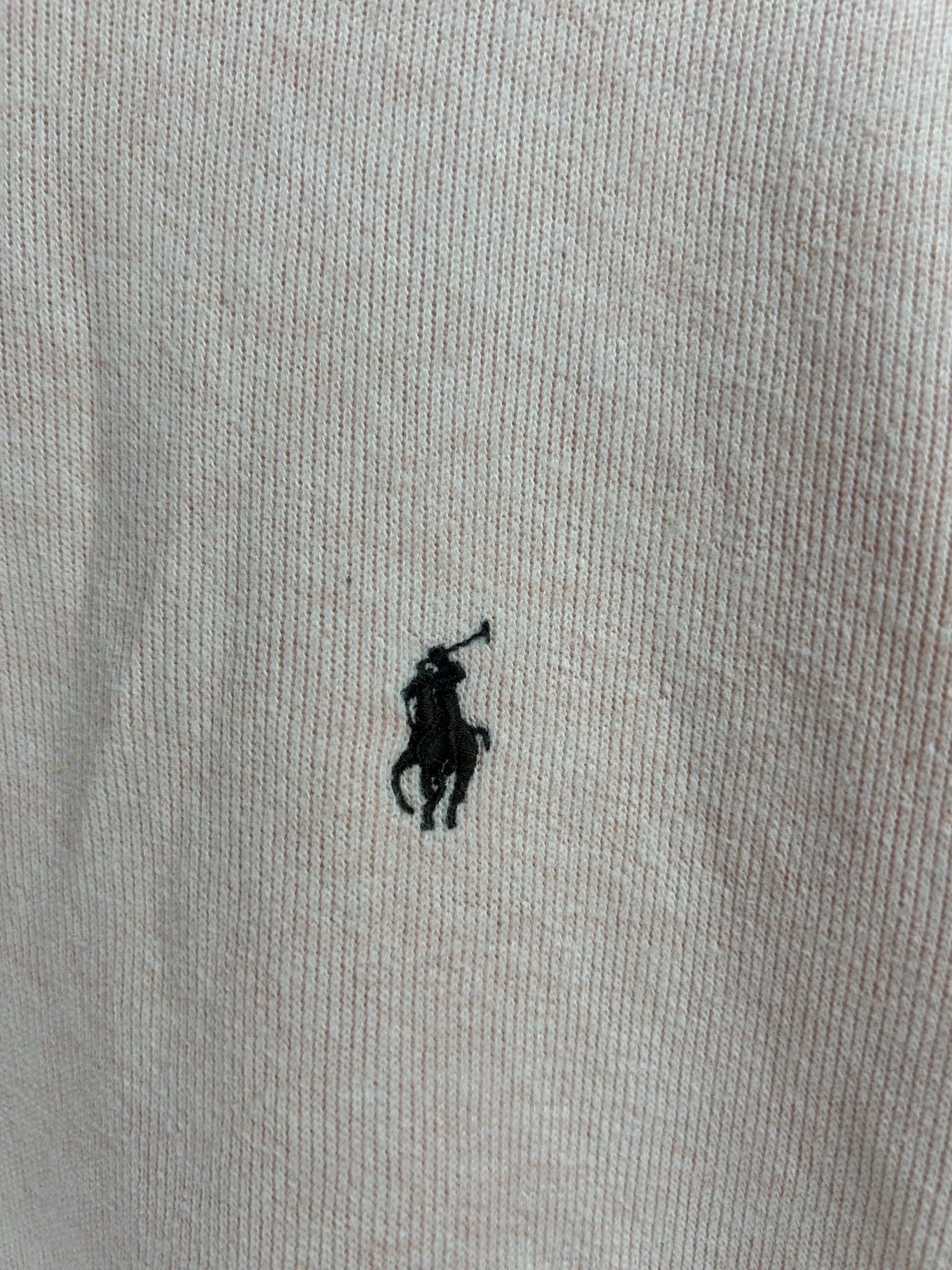 Pull zippé Ralph Lauren rose - Homme - Taille XL