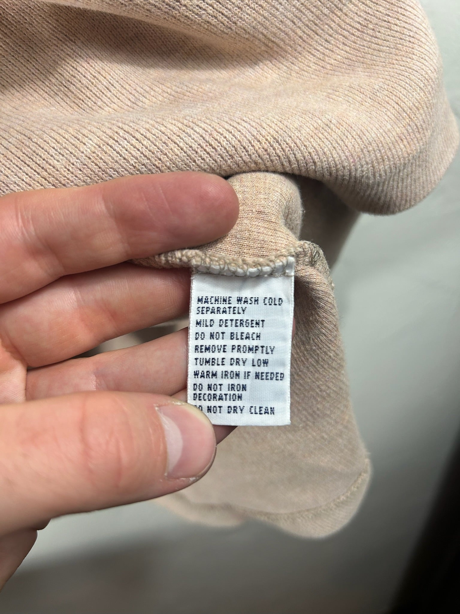 Pull zippé Ralph Lauren beige - Homme - Taille XL