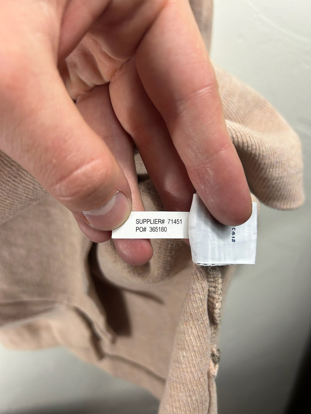 Pull zippé Ralph Lauren beige - Homme - Taille XL