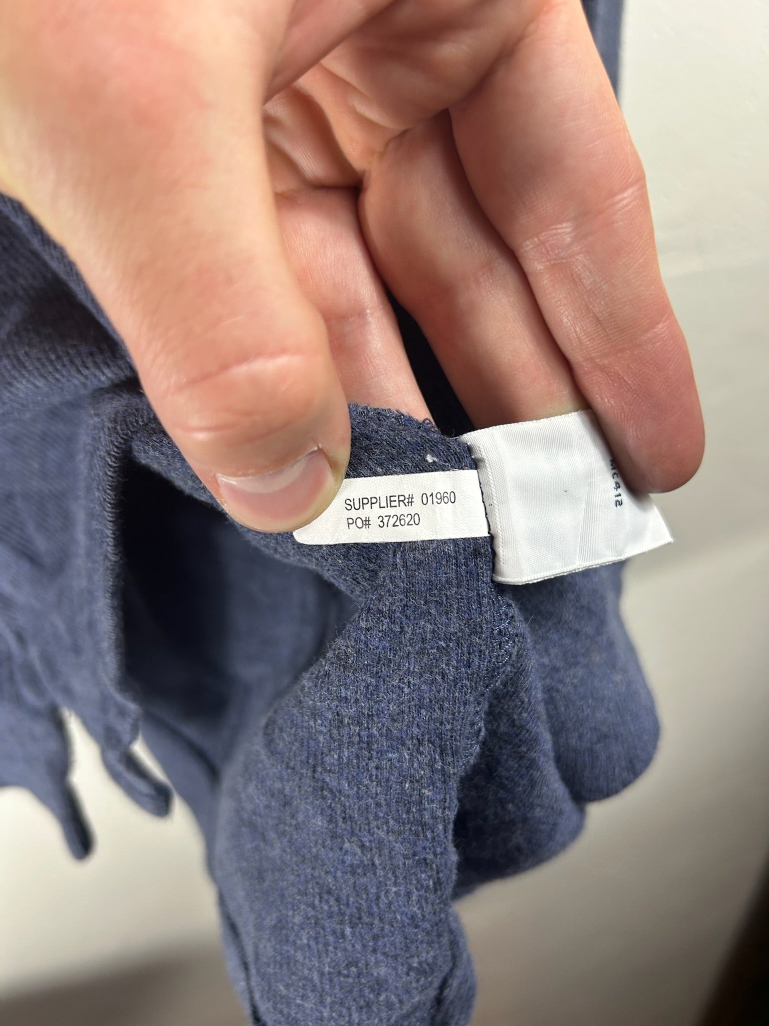 Pull zippé Ralph Lauren bleu - Homme - Taille L