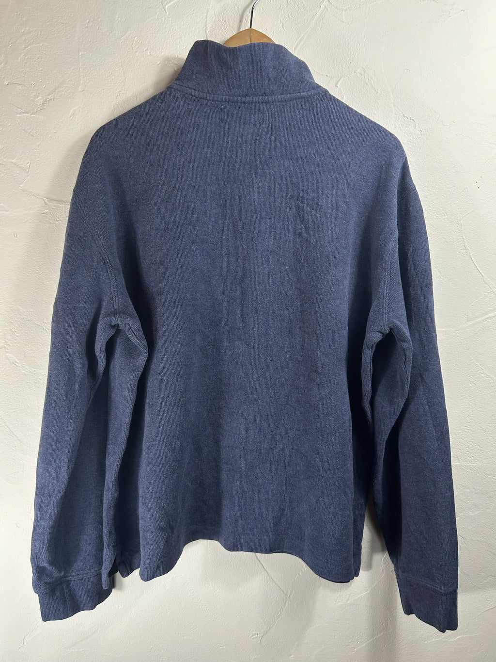Pull zippé Ralph Lauren bleu - Homme - Taille L