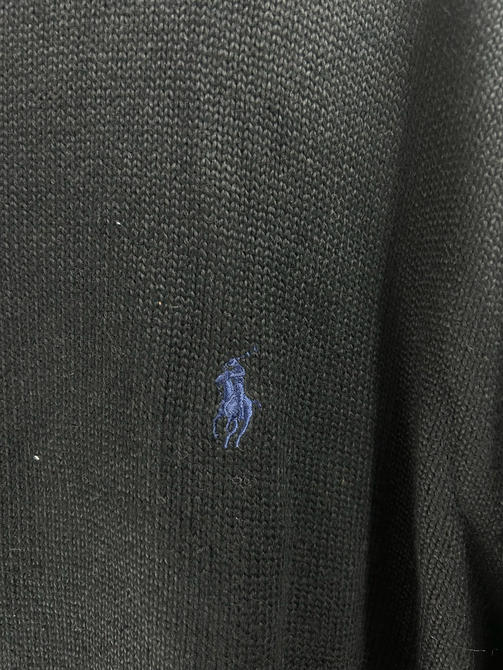 Pull zippé Ralph Lauren noir - Homme - Taille 3XL