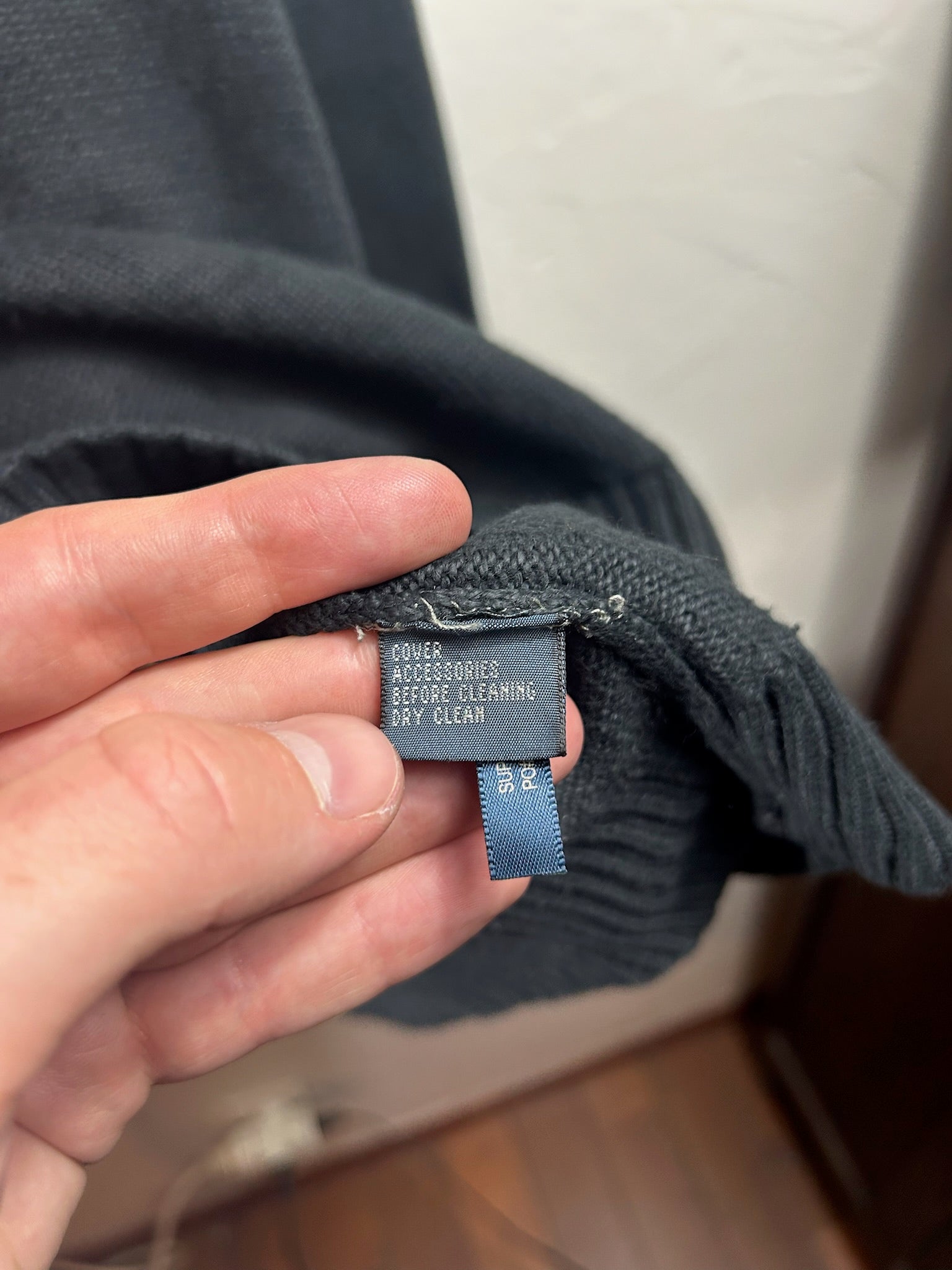 Pull zippé Ralph Lauren noir - Homme - Taille 3XL