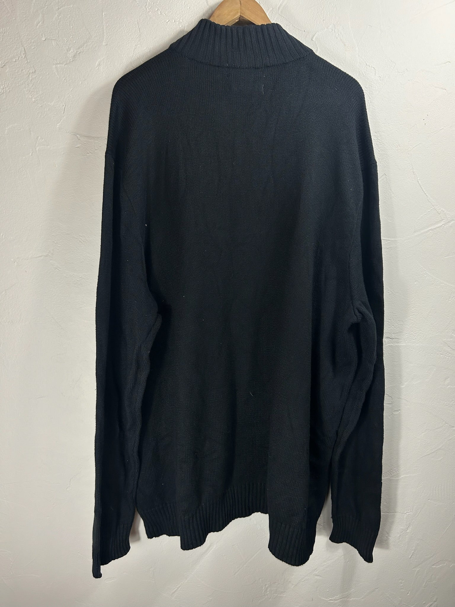 Pull zippé Ralph Lauren noir - Homme - Taille 3XL