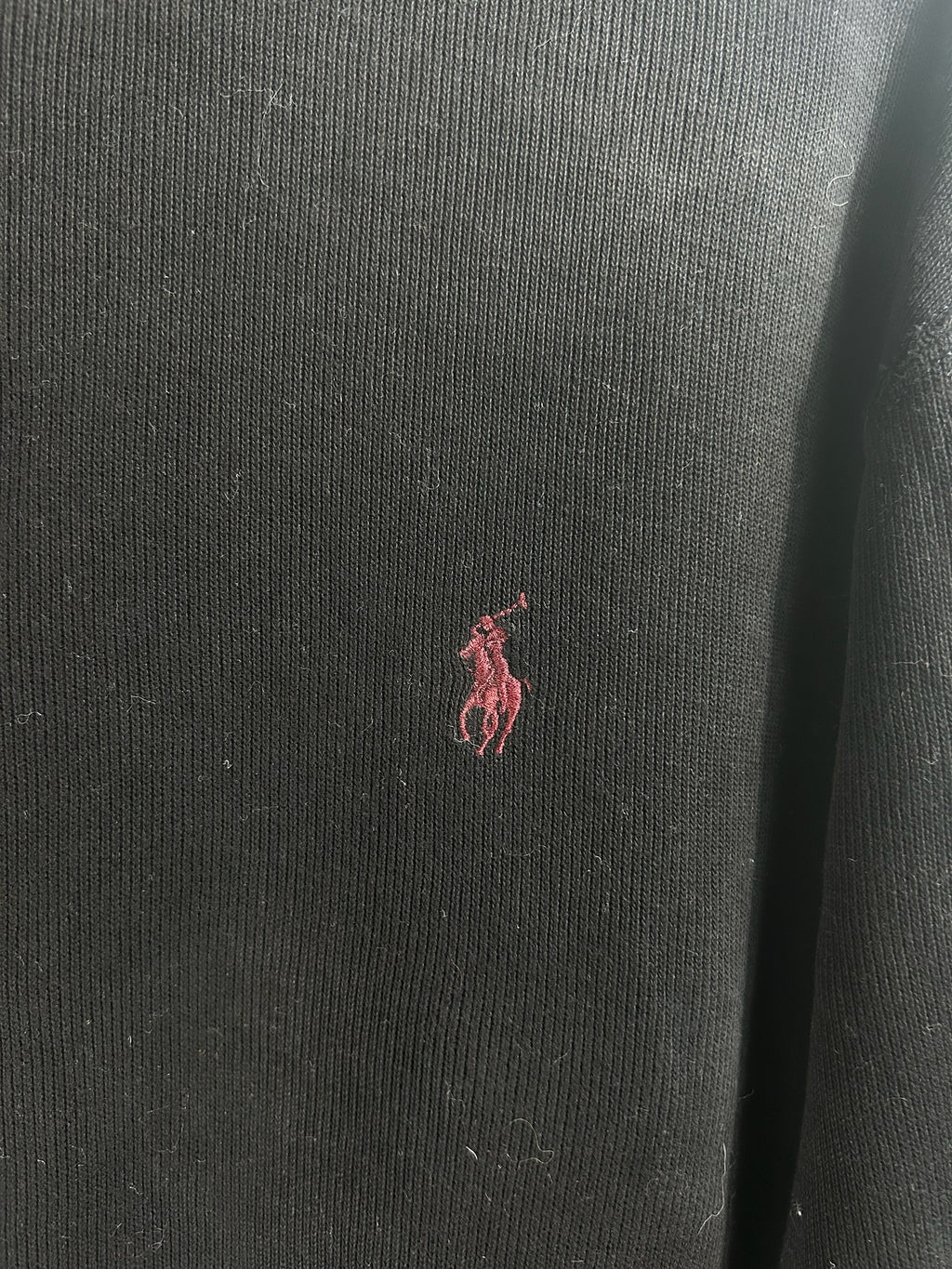 Pull zippé Ralph Lauren noir - Homme - Taille L