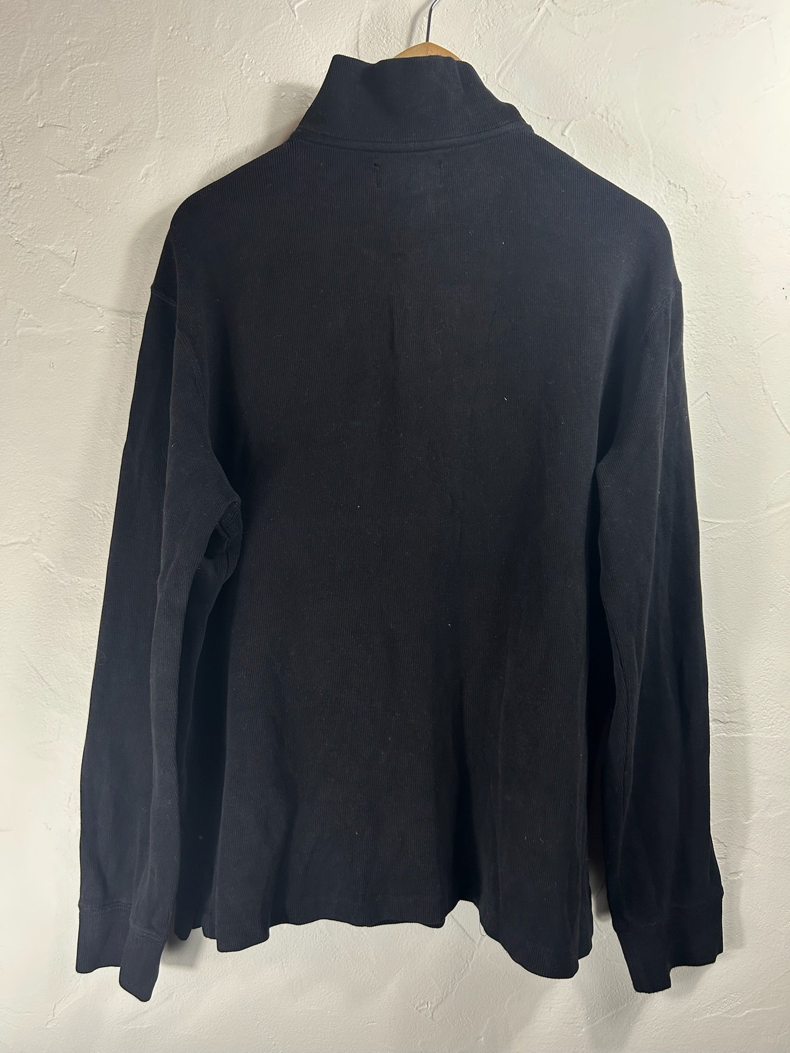 Pull zippé Ralph Lauren noir - Homme - Taille L