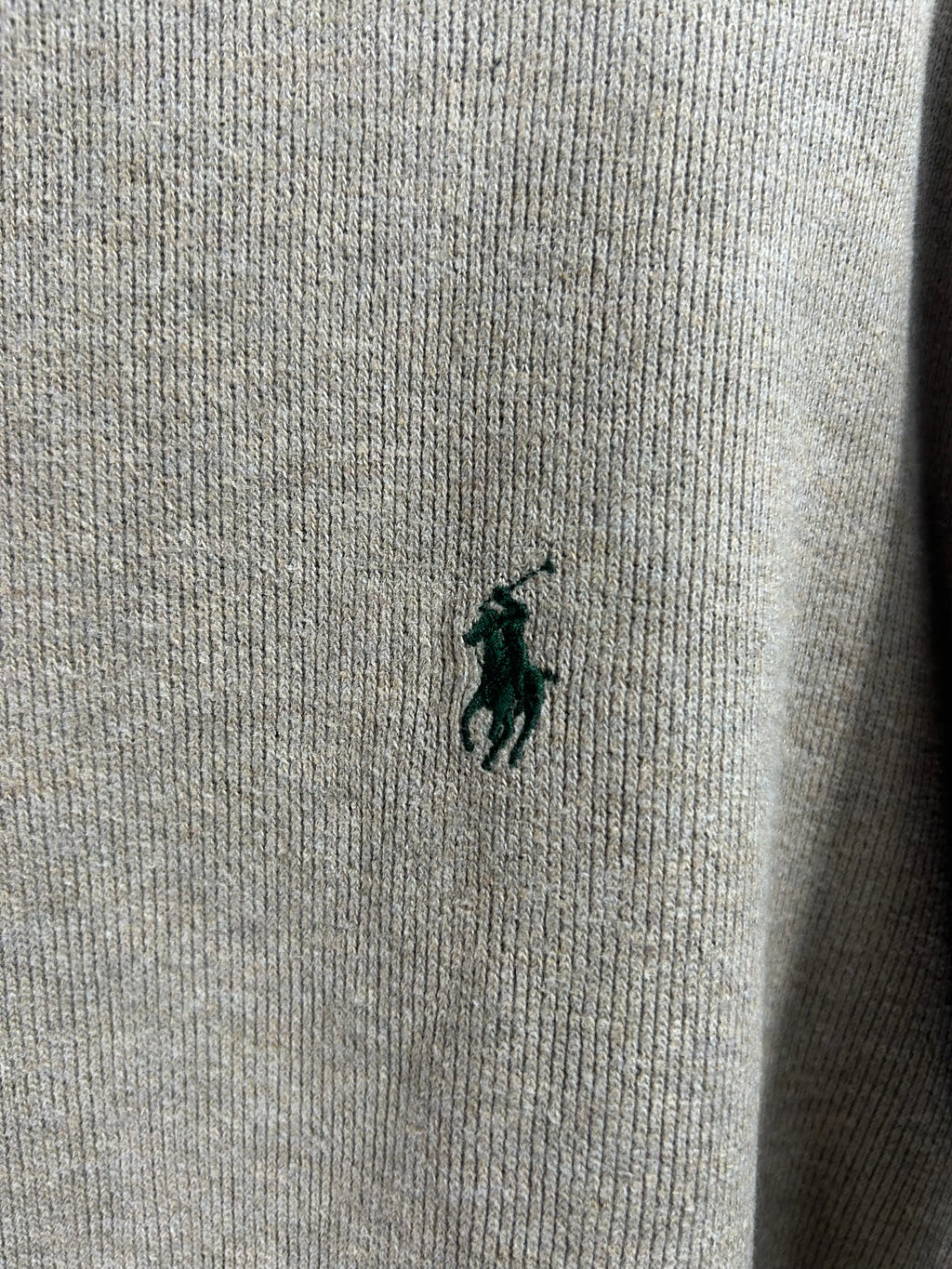 Pull zippé Ralph Lauren beige - Homme - Taille XXL