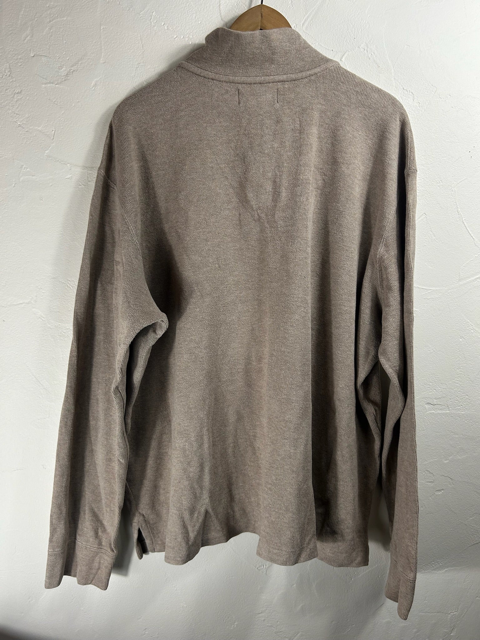 Pull zippé Ralph Lauren beige - Homme - Taille XXL