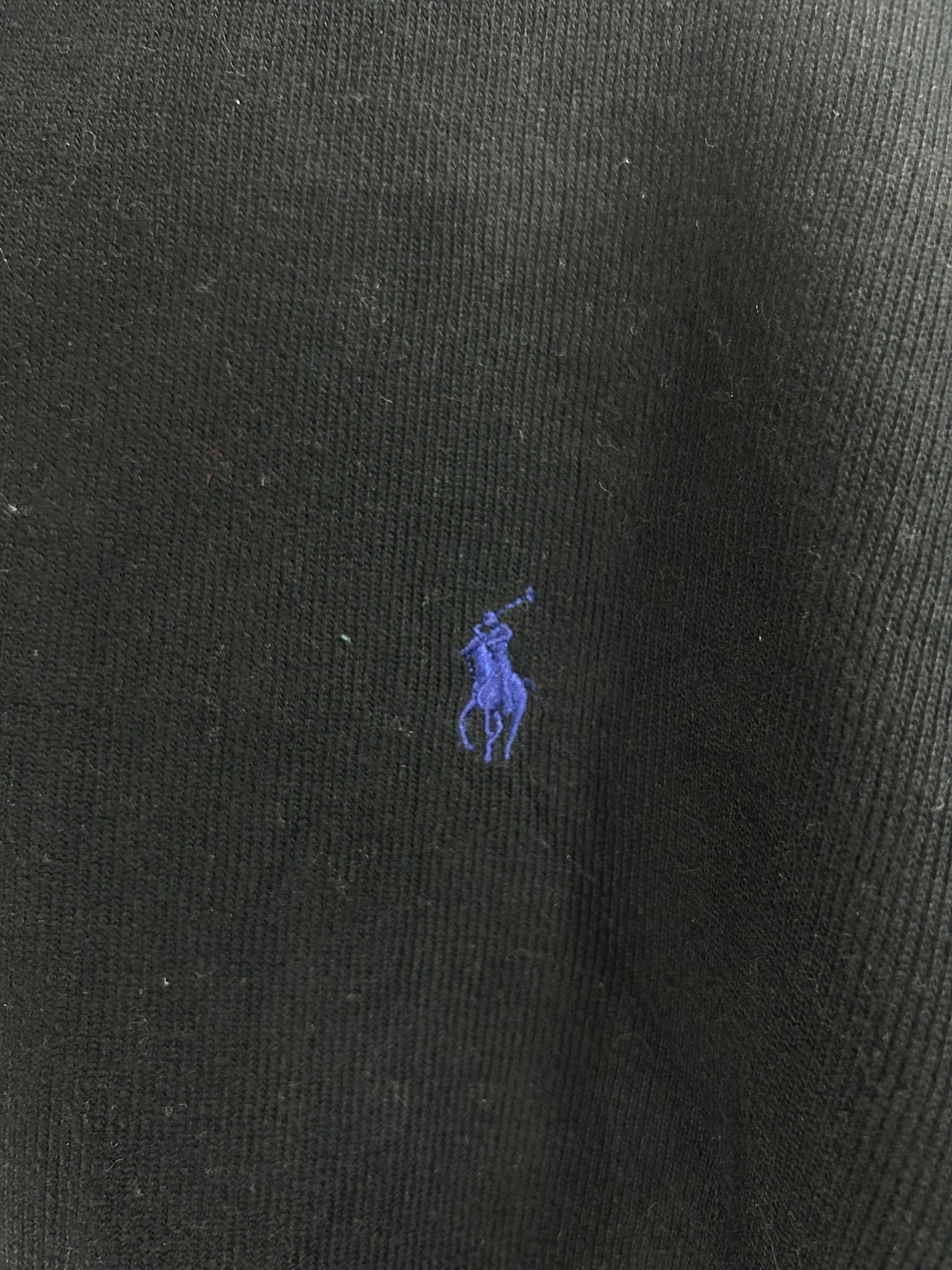 Pull zippé Ralph Lauren noir - Homme - Taille XL