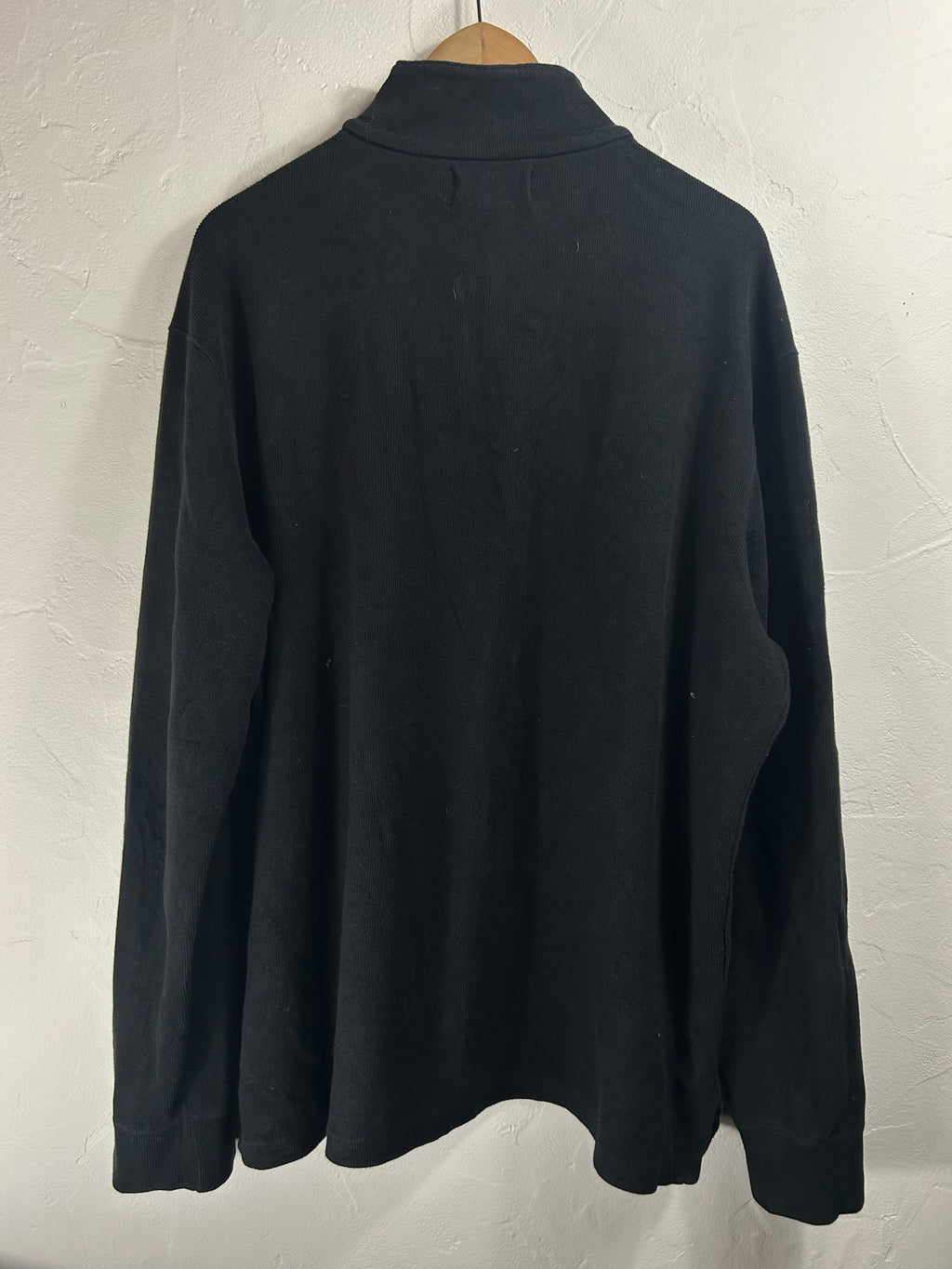 Pull zippé Ralph Lauren noir - Homme - Taille XL
