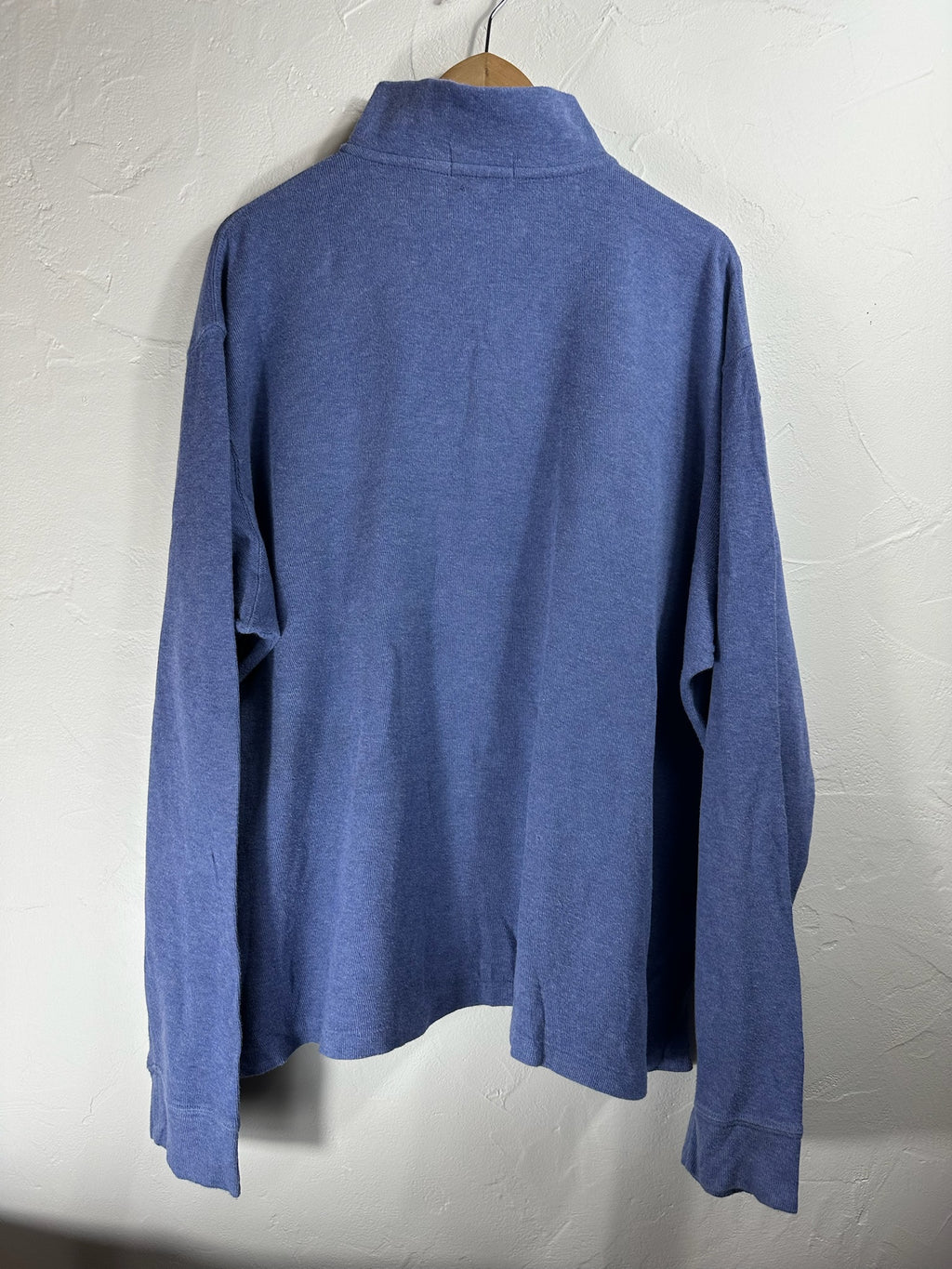 Pull zippé Ralph Lauren bleu - Homme - Taille XL