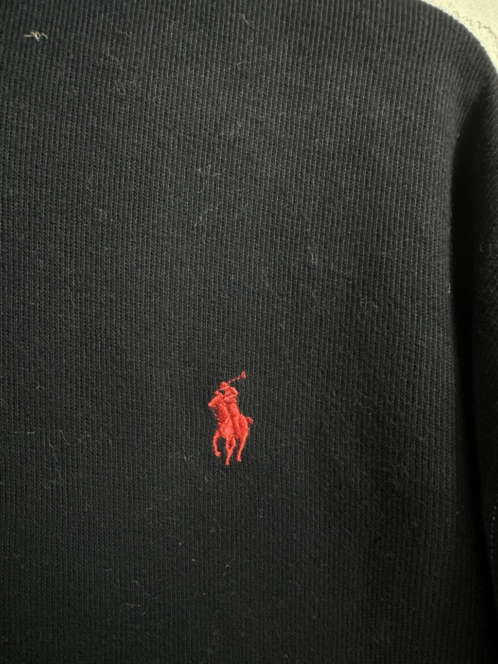 Pull zippé Ralph Lauren noir - Homme - Taille XL