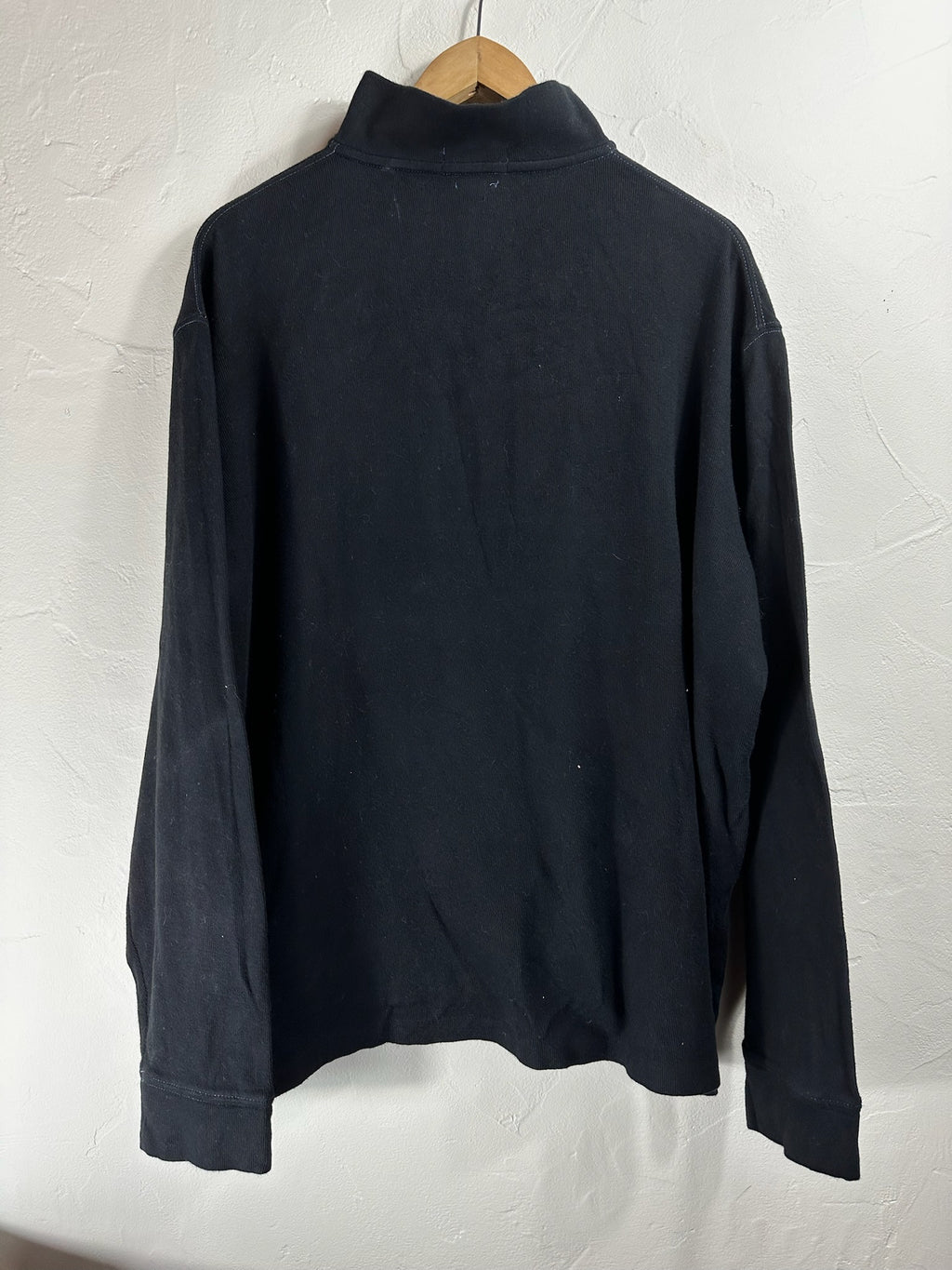 Pull zippé Ralph Lauren noir - Homme - Taille XL