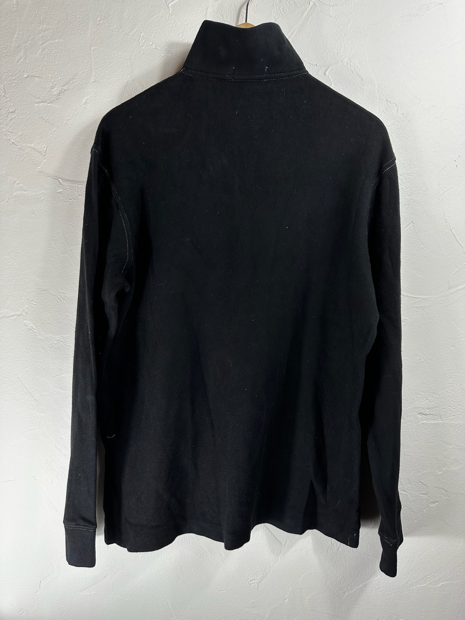 Pull zippé Ralph Lauren noir - Homme - Taille M