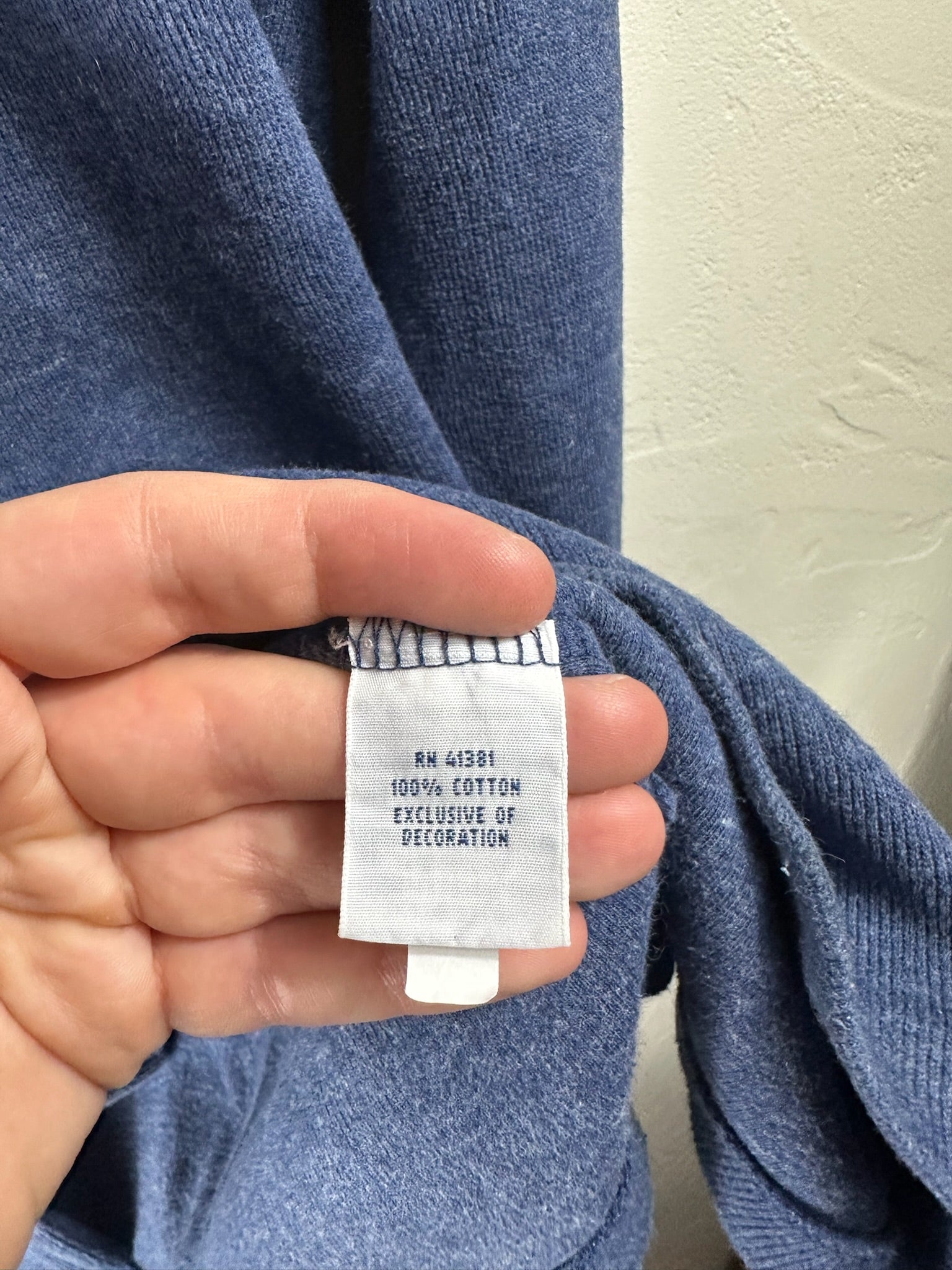 Pull zippé Ralph Lauren bleu - Homme - Taille L