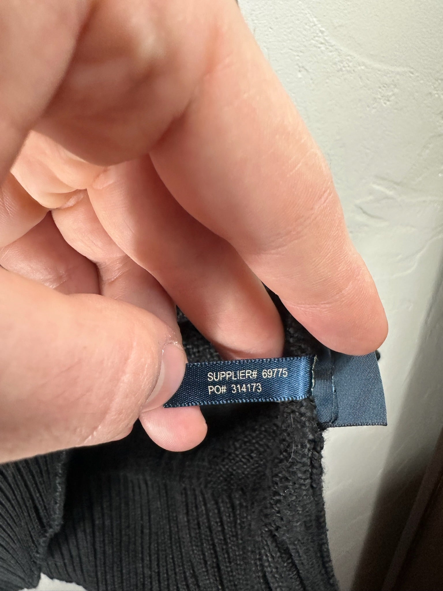 Pull zippé Ralph Lauren noir - Homme - Taille L