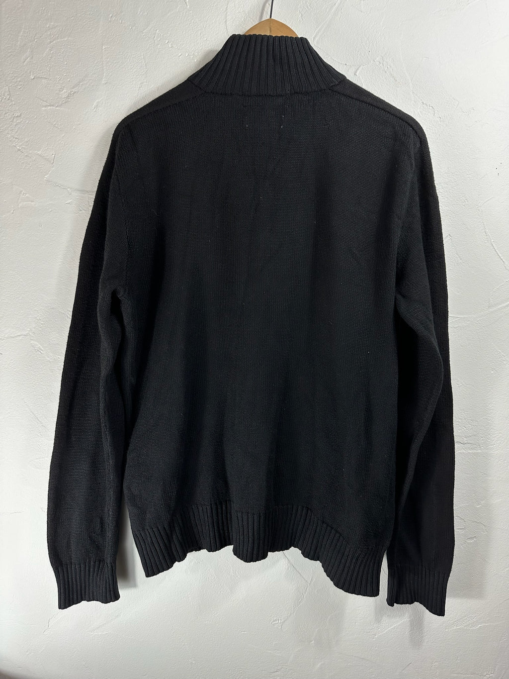 Pull zippé Ralph Lauren noir - Homme - Taille L