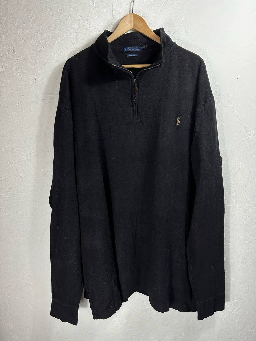 Pull zippé Ralph Lauren noir - Homme - Taille XXL
