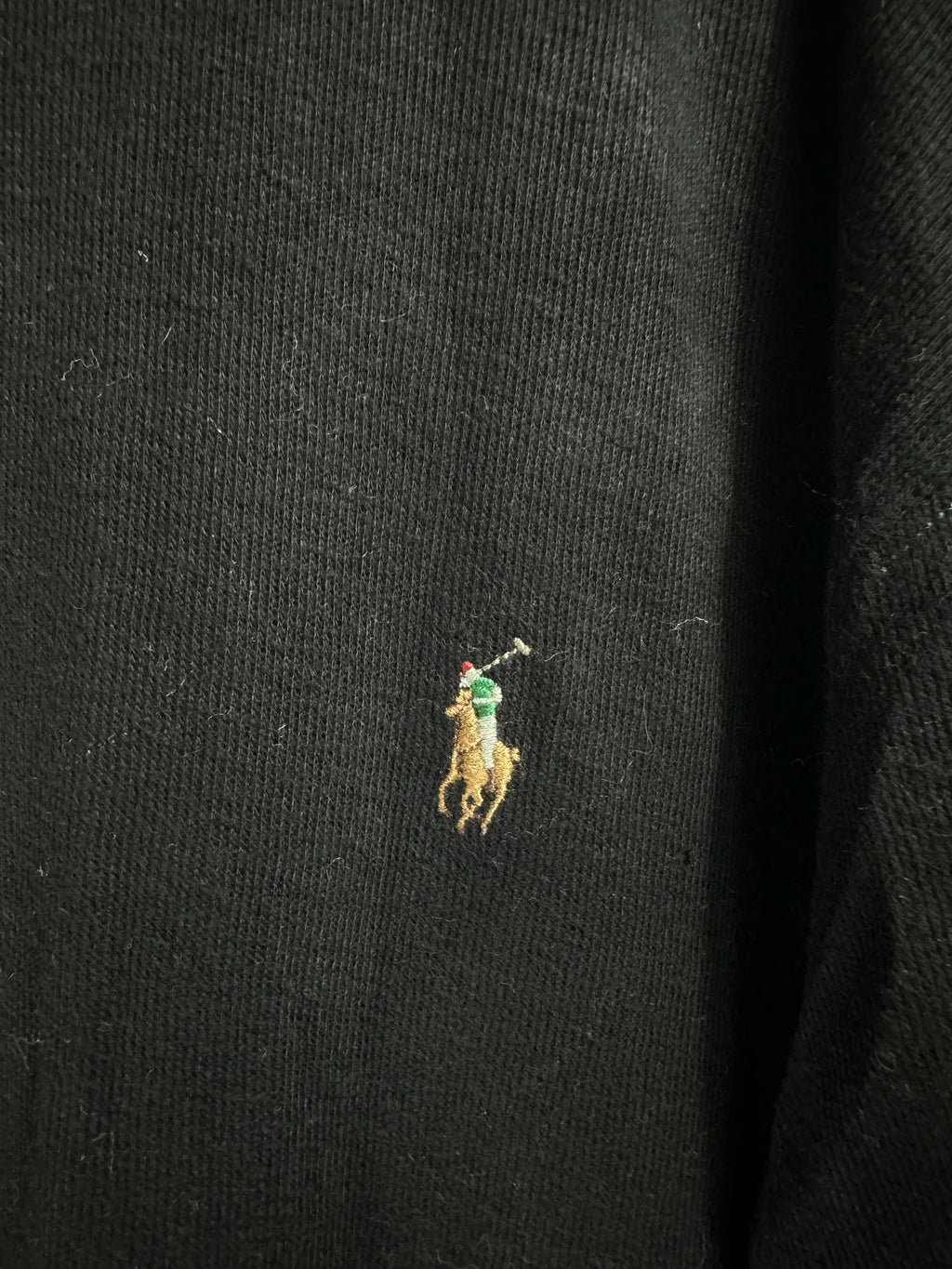 Pull zippé Ralph Lauren noir - Homme - Taille XXL