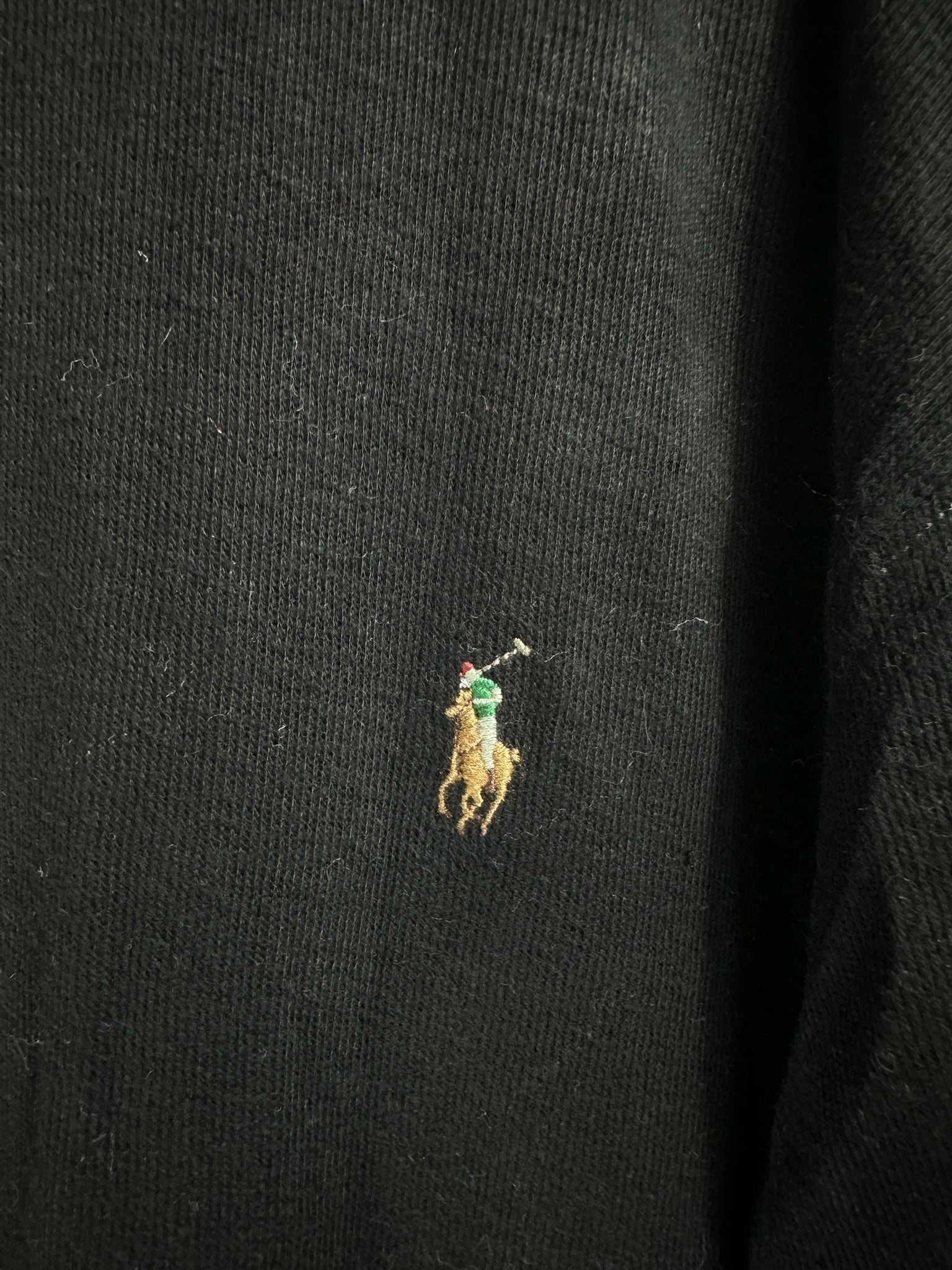 Pull zippé Ralph Lauren noir - Homme - Taille XXL