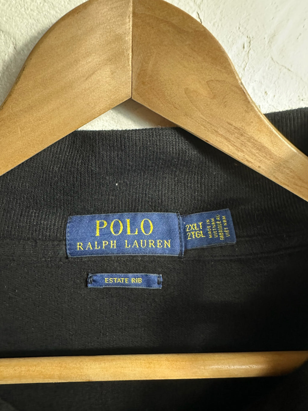 Pull zippé Ralph Lauren noir - Homme - Taille XXL