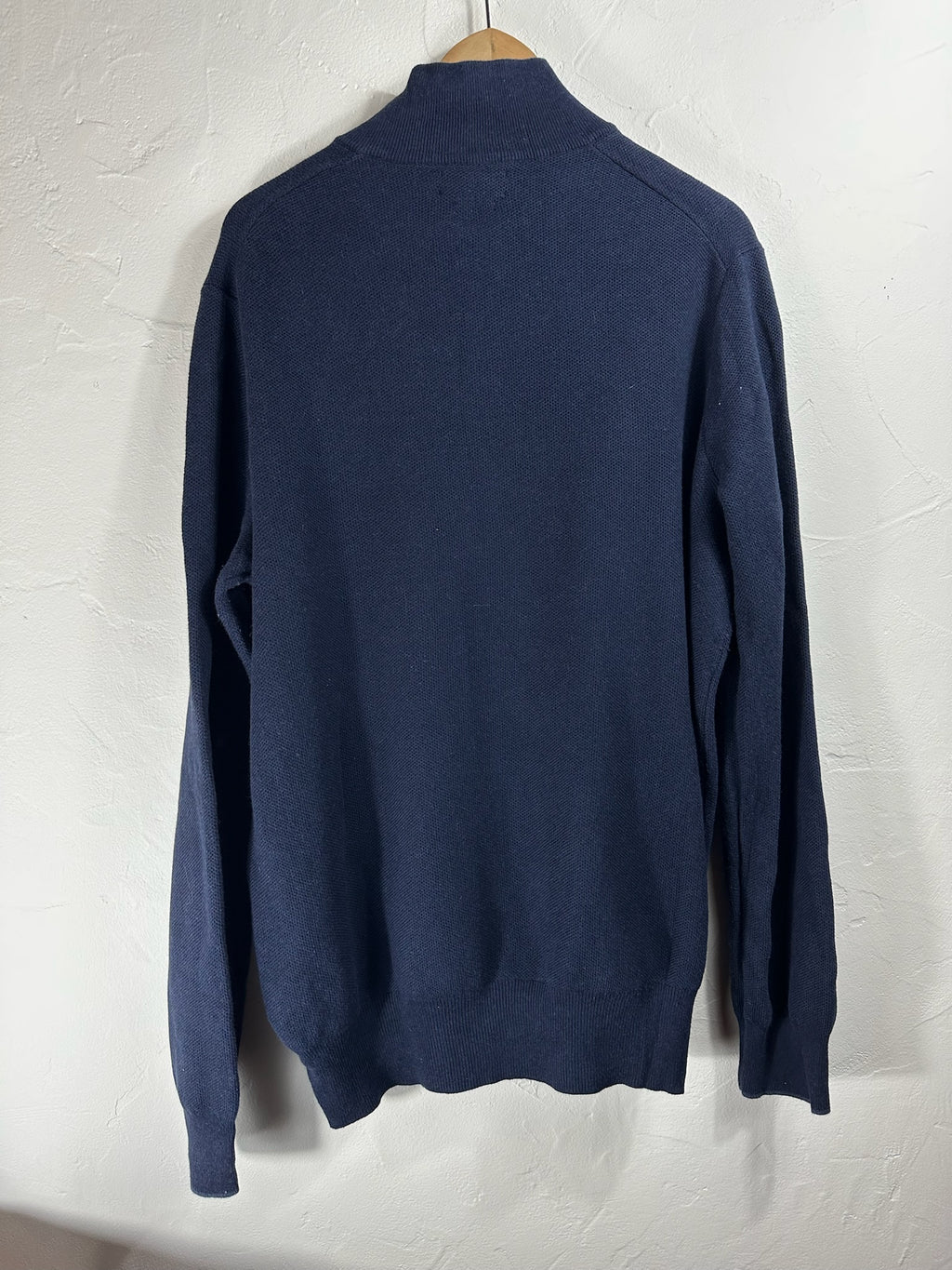 Pull zippé Ralph Lauren marine - Homme - Taille XL