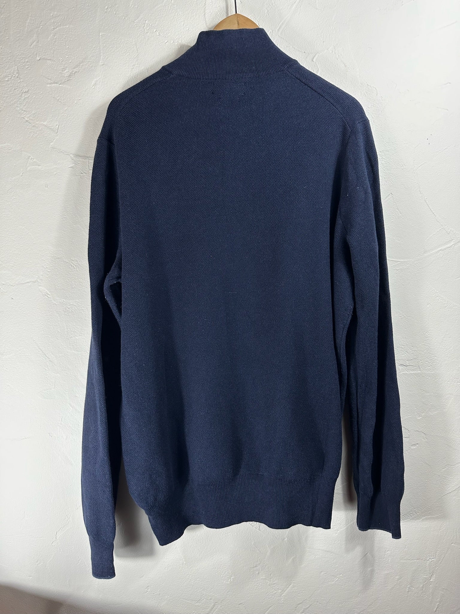 Pull zippé Ralph Lauren marine - Homme - Taille XL