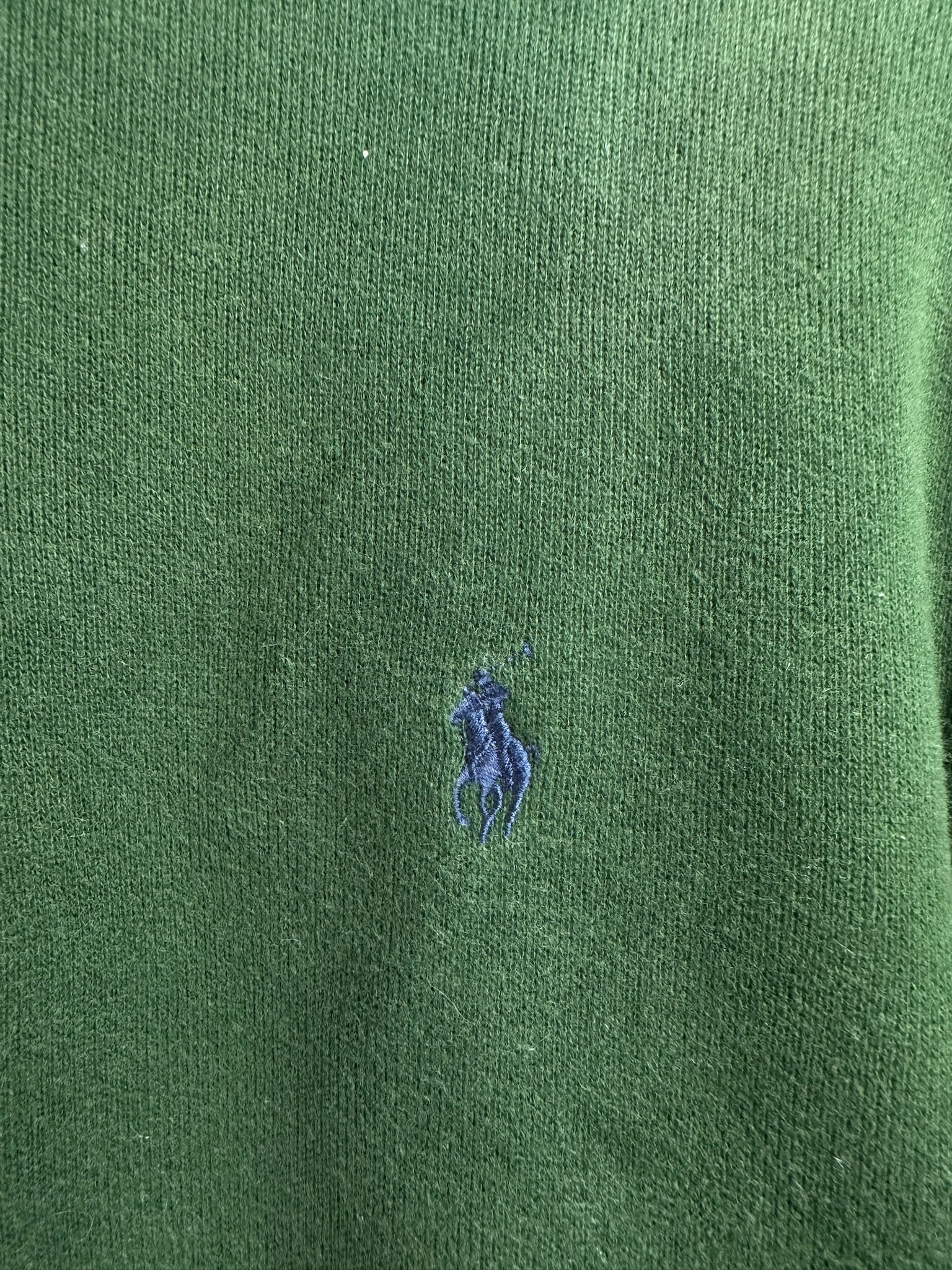 Pull zippé Ralph Lauren vert - Homme - Taille S