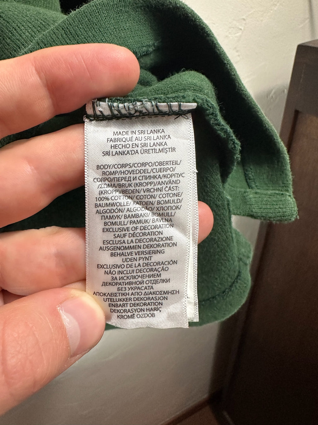 Pull zippé Ralph Lauren vert - Homme - Taille S