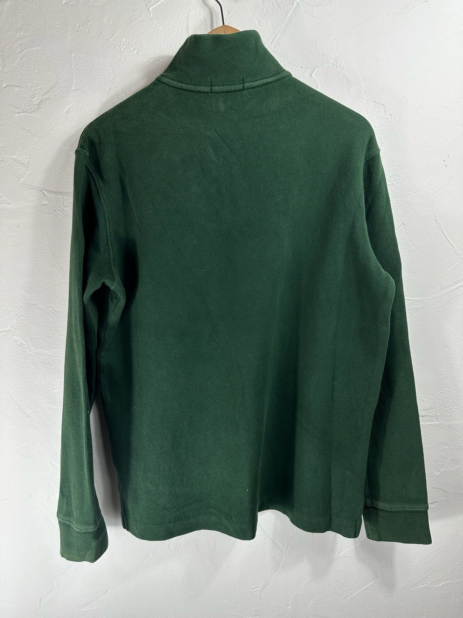 Pull zippé Ralph Lauren vert - Homme - Taille S