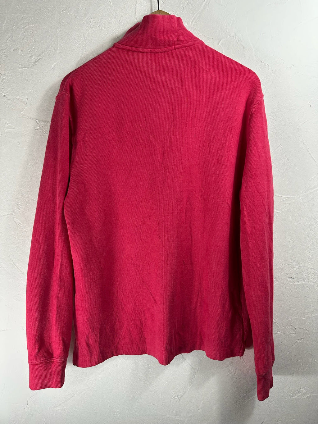 Pull zippé Ralph Lauren rouge - Homme - Taille S