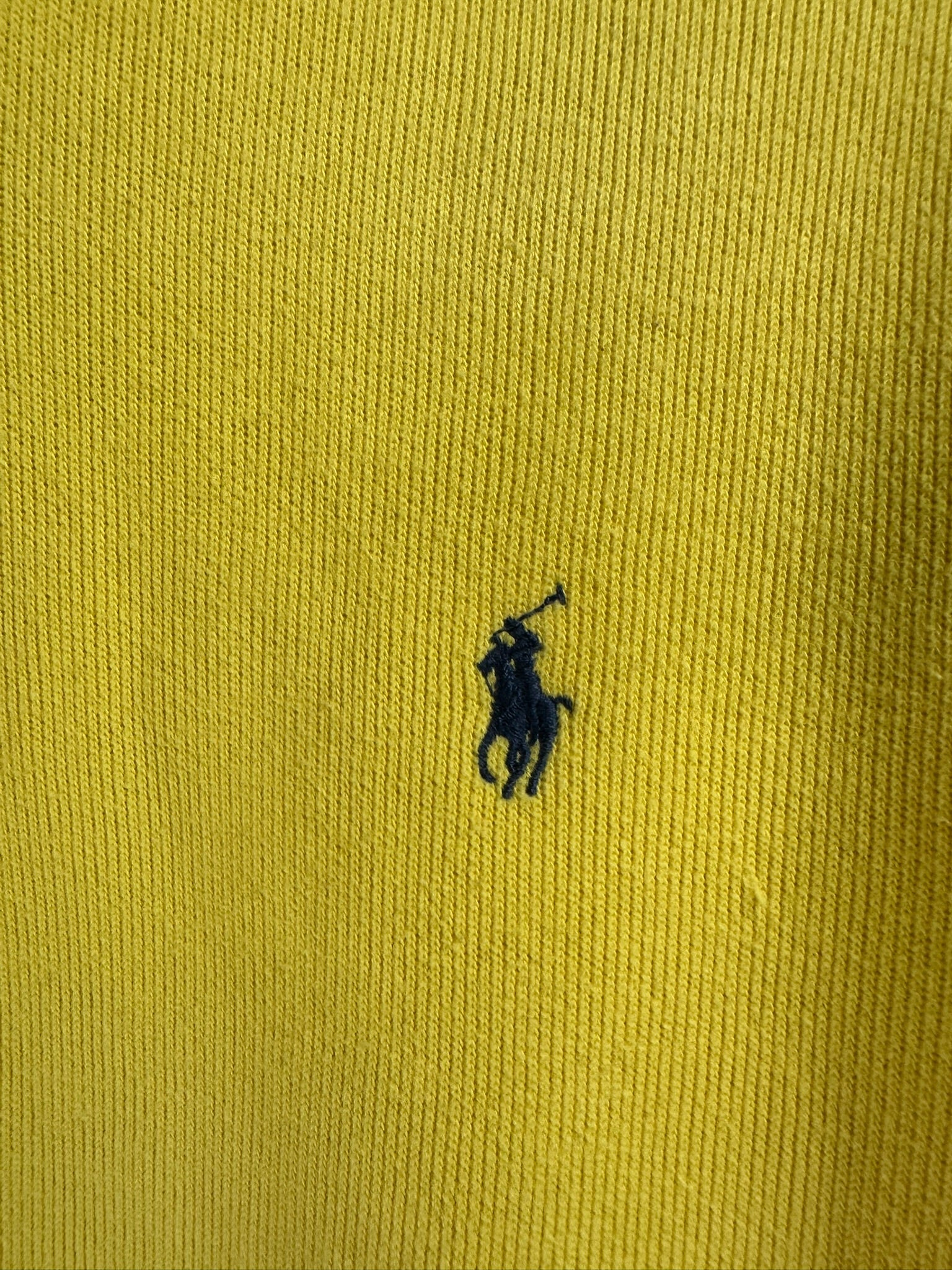 Pull zippé Ralph Lauren jaune - Homme - Taille XL