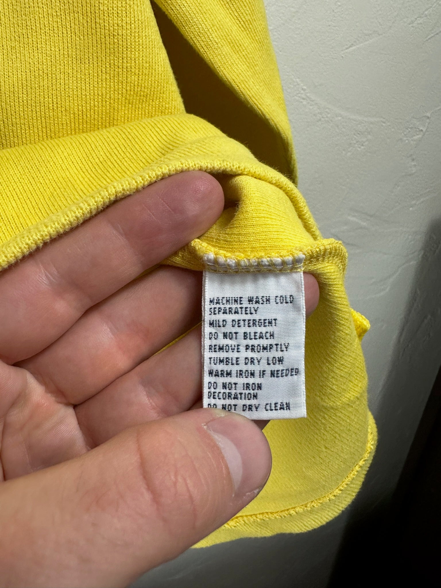 Pull zippé Ralph Lauren jaune - Homme - Taille XL
