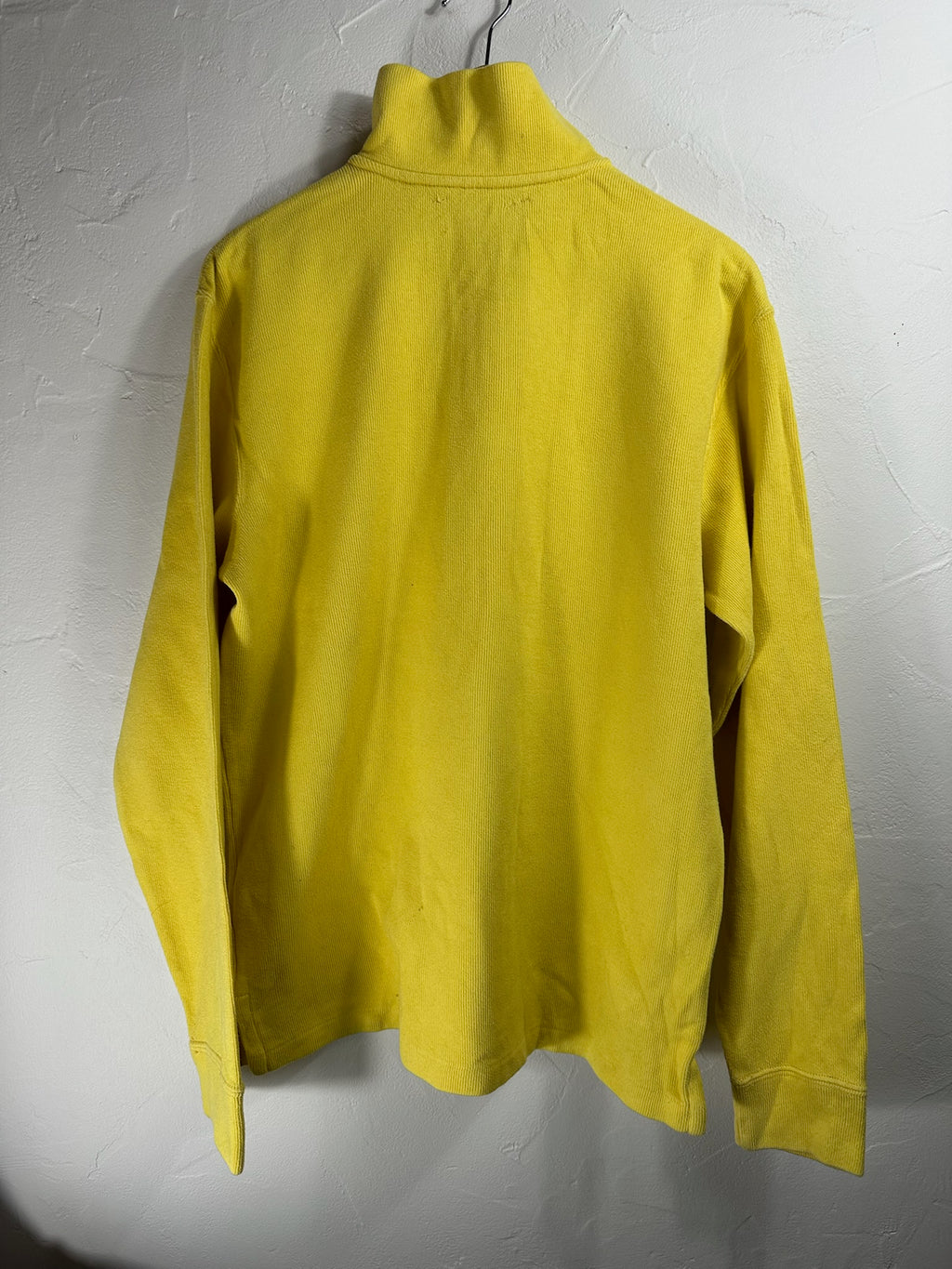 Pull zippé Ralph Lauren jaune - Homme - Taille XL
