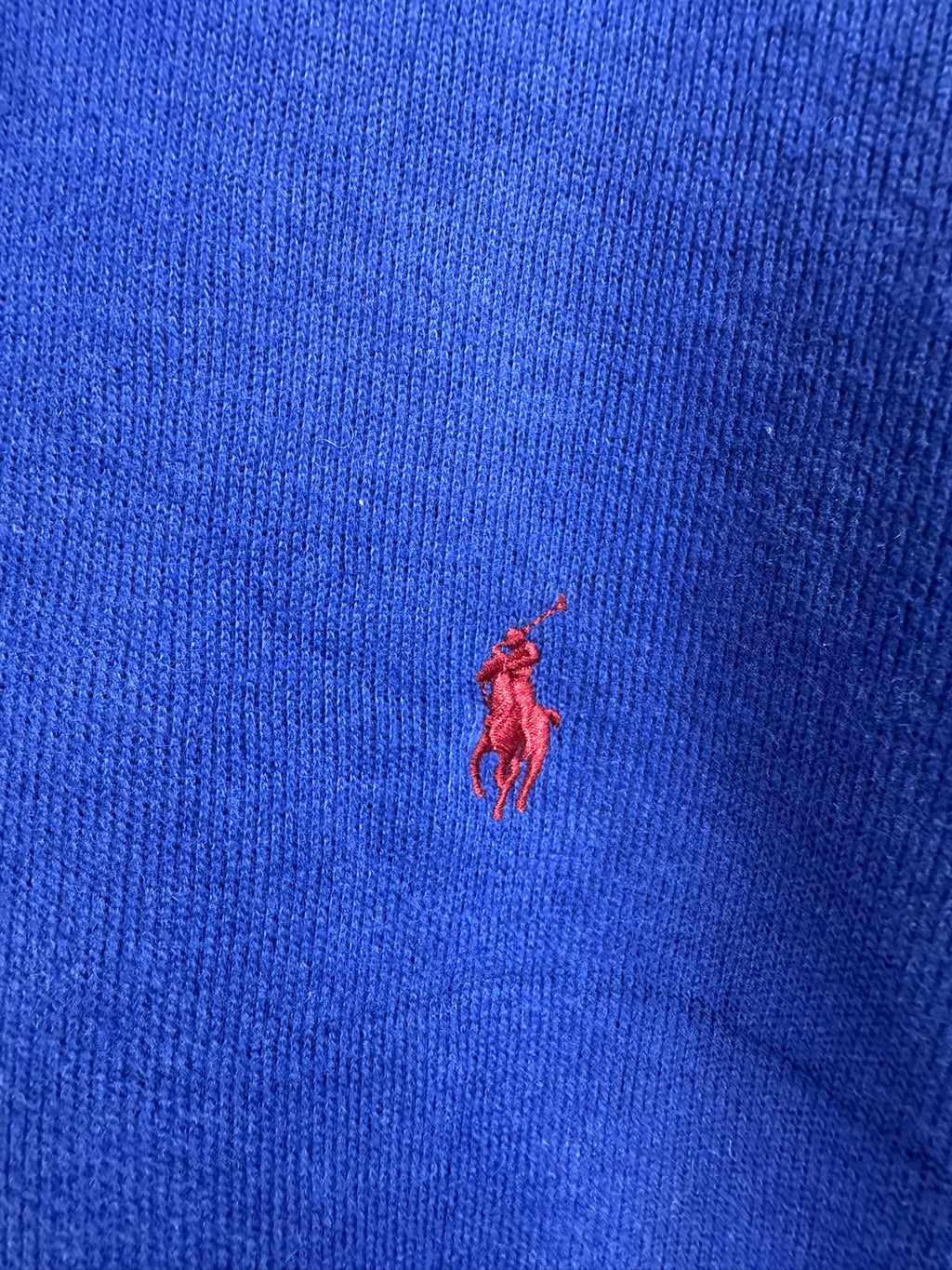 Pull zippé Ralph Lauren bleu - Homme - Taille XXL