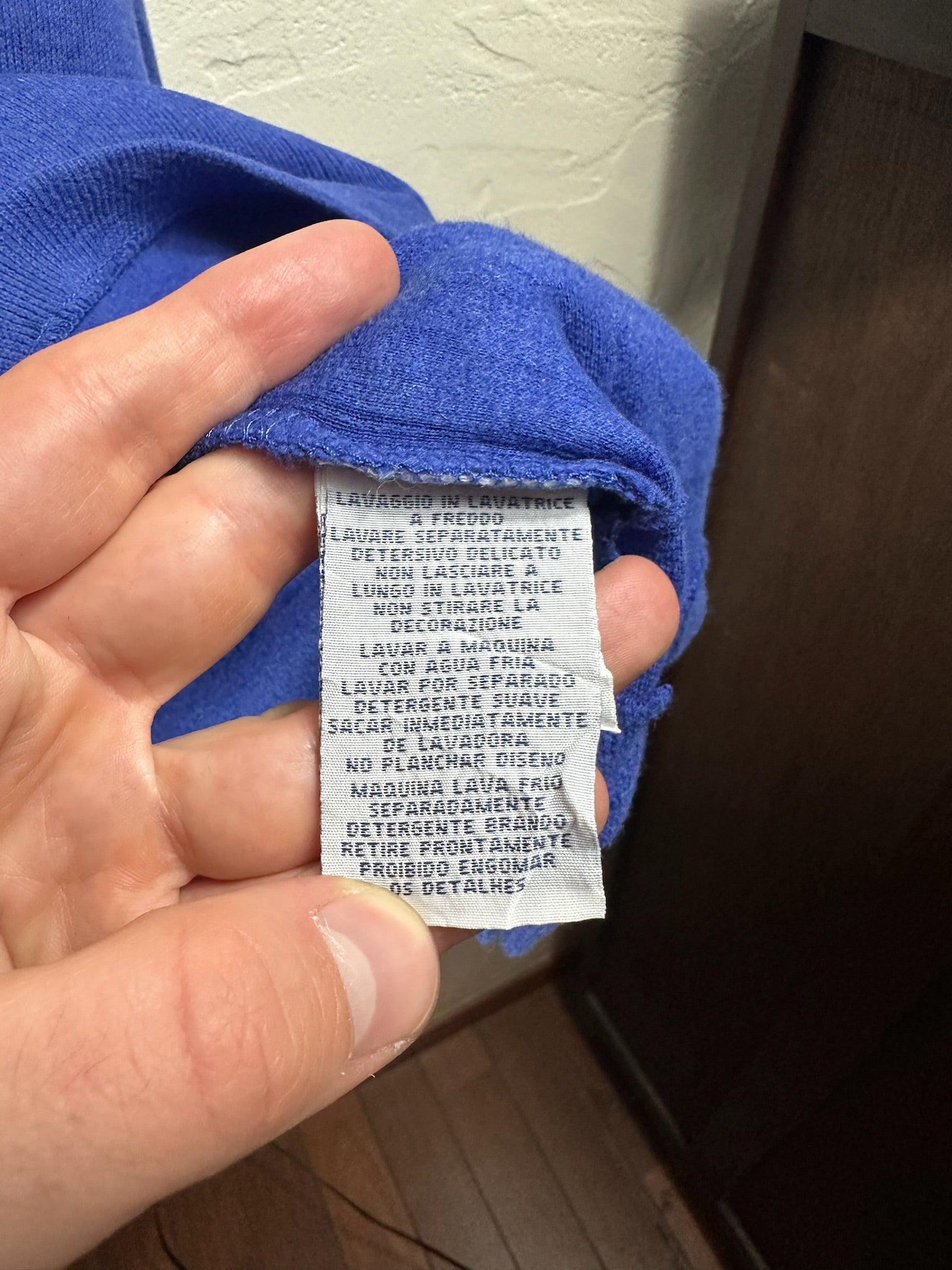 Pull zippé Ralph Lauren bleu - Homme - Taille XXL