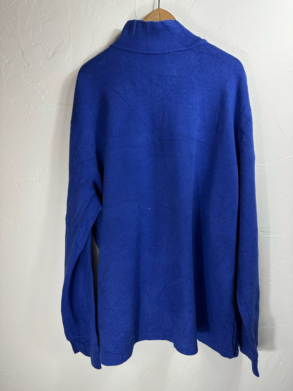 Pull zippé Ralph Lauren bleu - Homme - Taille XXL