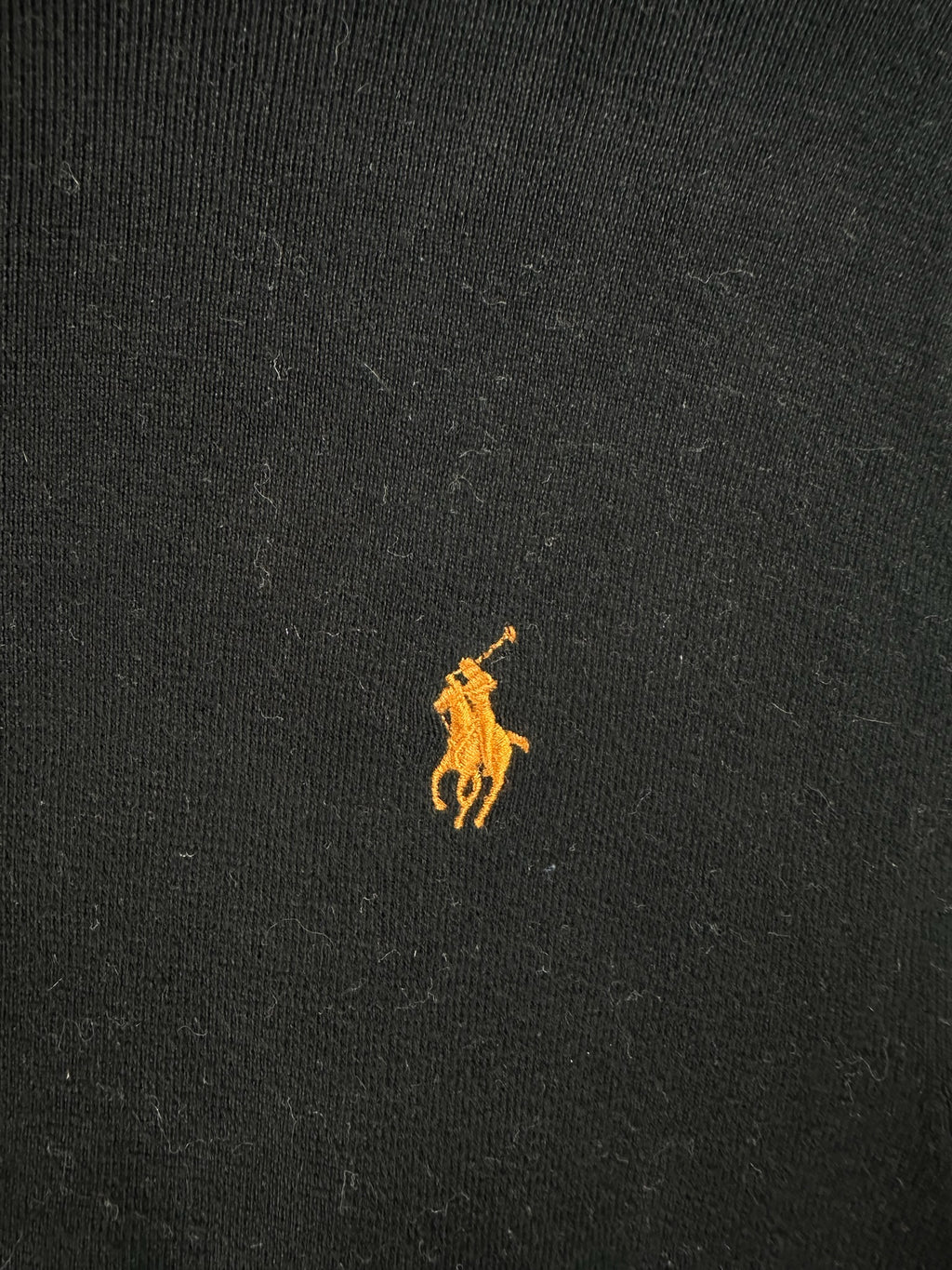 Pull zippé Ralph Lauren noir - Homme - Taille M