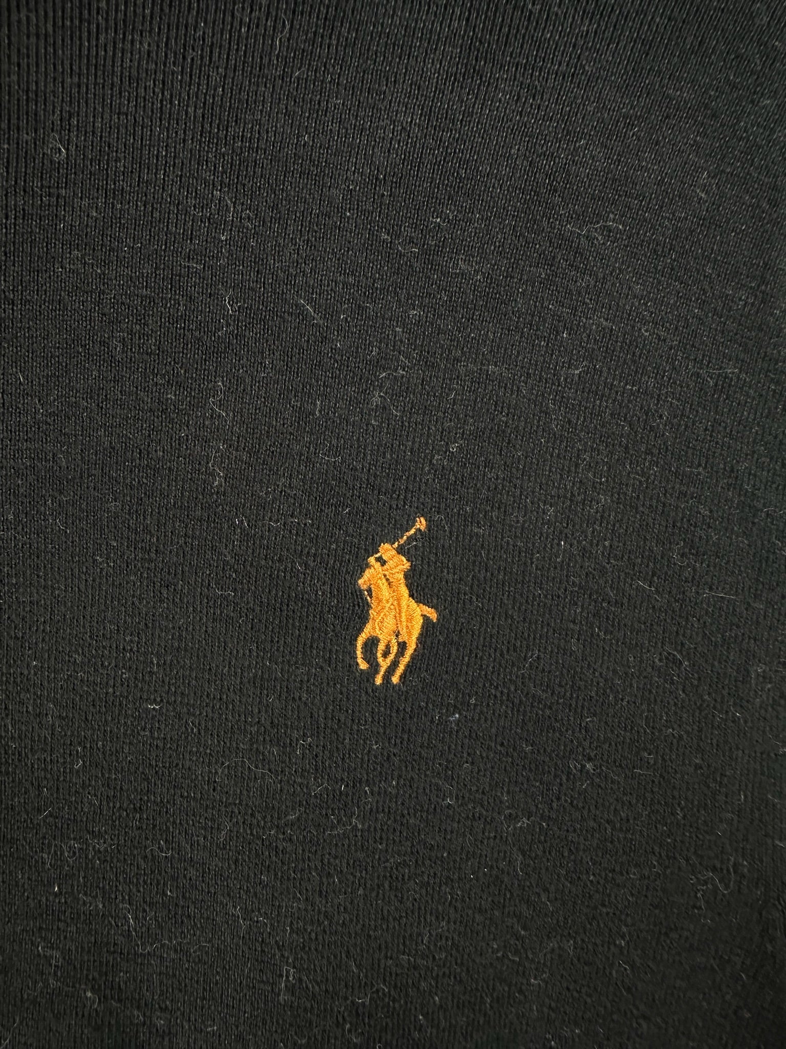 Pull zippé Ralph Lauren noir - Homme - Taille M