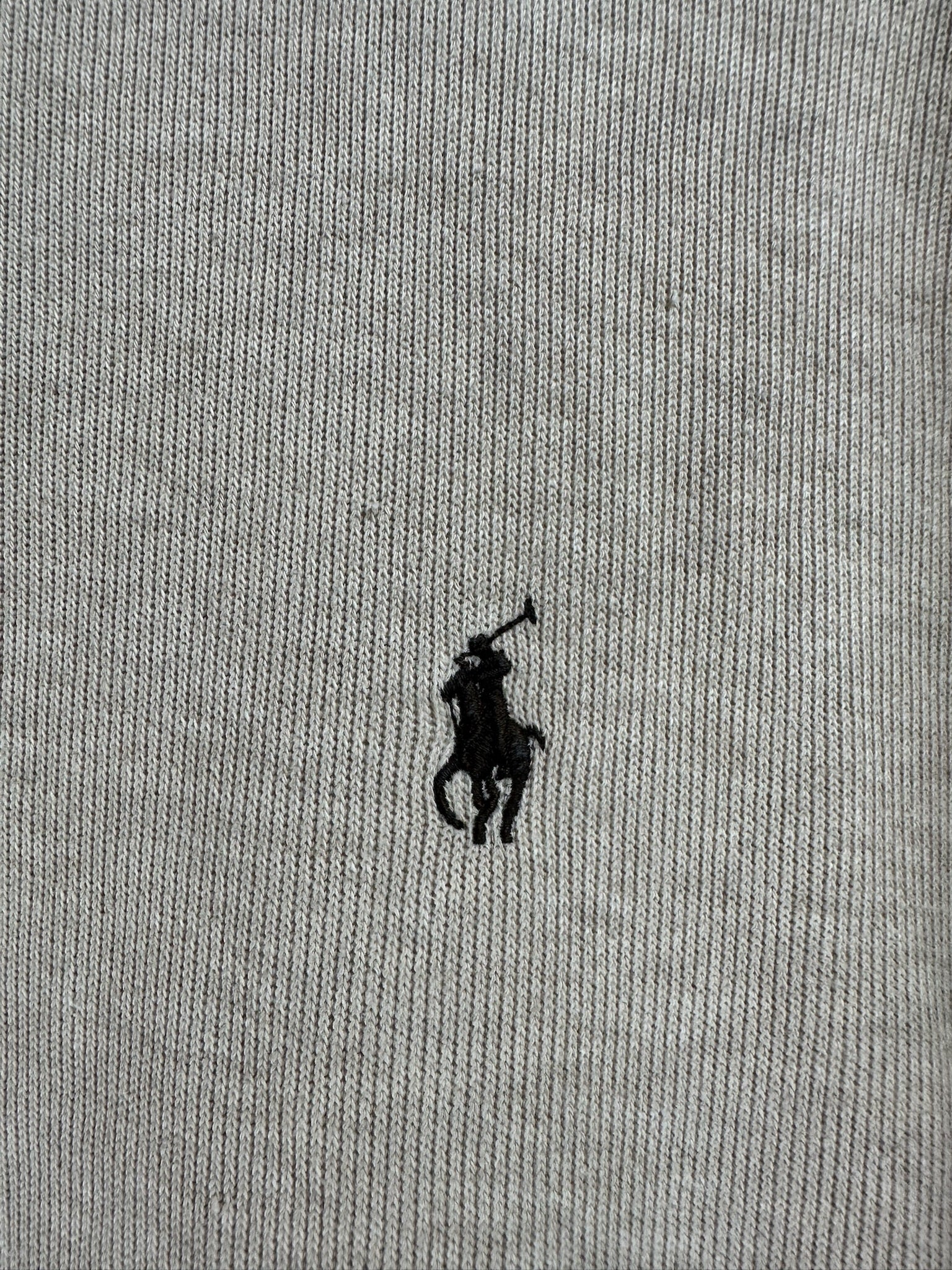 Pull zippé Ralph Lauren beige - Homme - Taille S