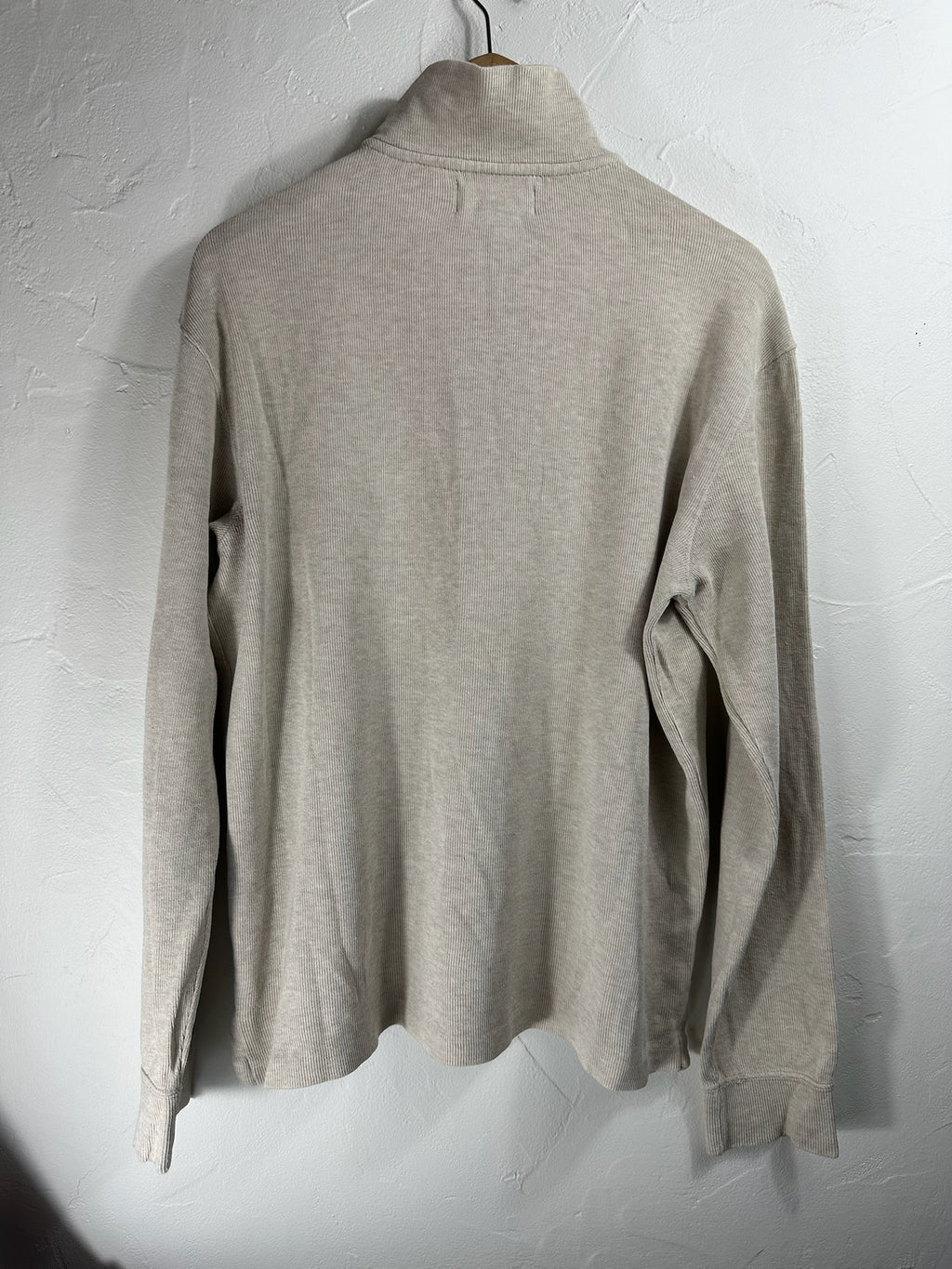 Pull zippé Ralph Lauren beige - Homme - Taille S