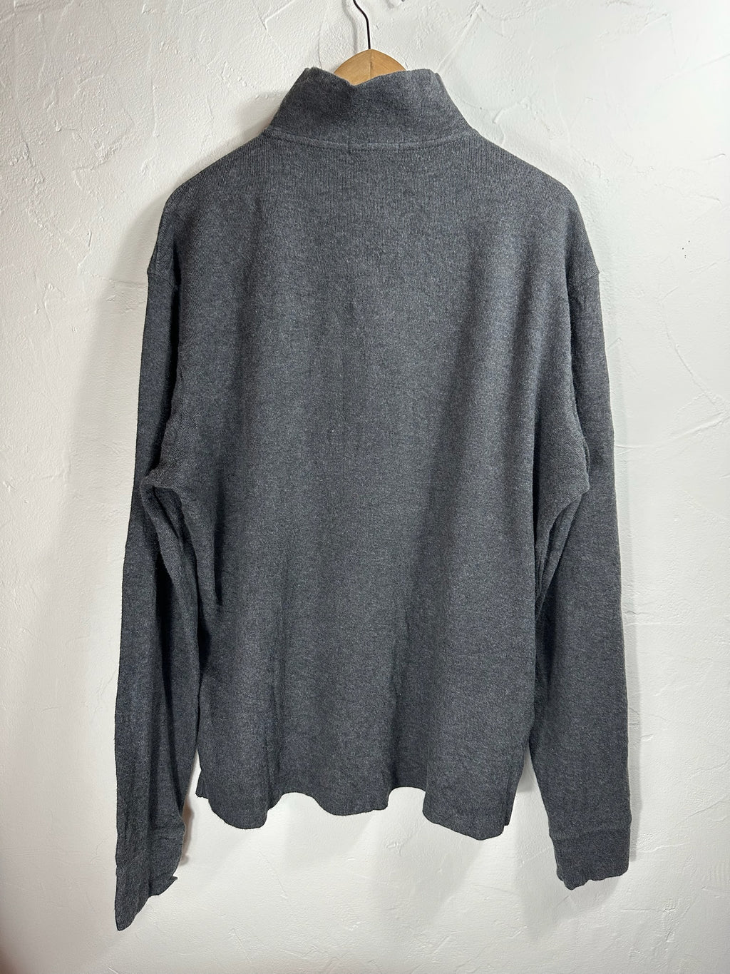 Pull zippé Ralph Lauren gris - Homme - Taille L