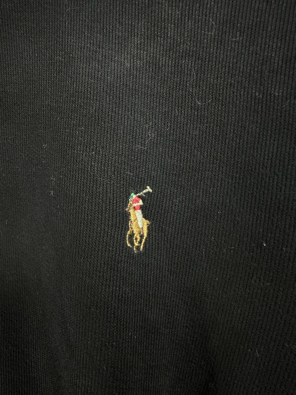 Pull zippé Ralph Lauren noir - Homme - Taille M