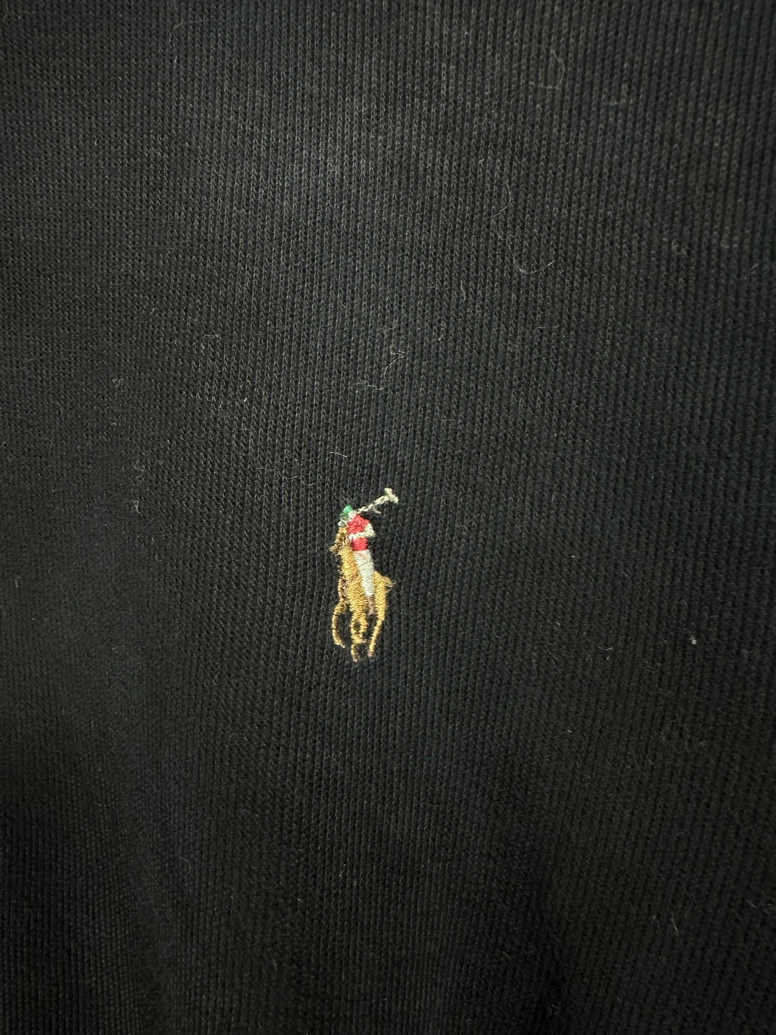 Pull zippé Ralph Lauren noir - Homme - Taille M