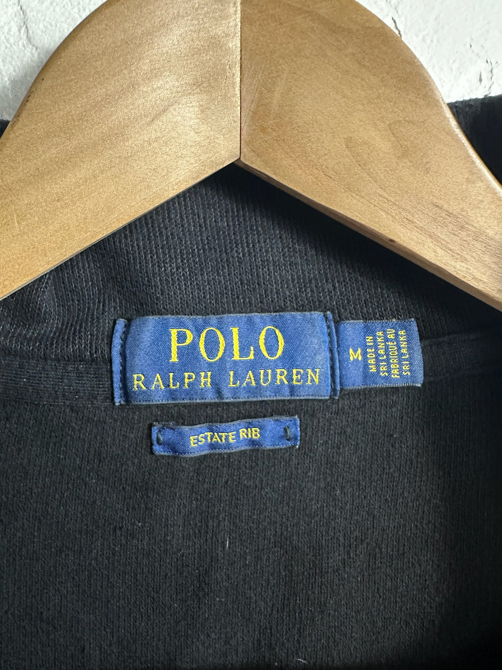 Pull zippé Ralph Lauren noir - Homme - Taille M