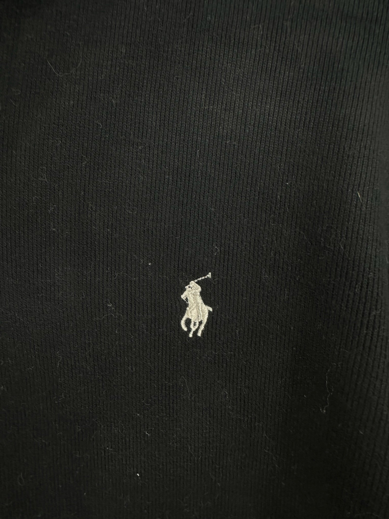 Pull zippé Ralph Lauren noir - Homme - Taille M